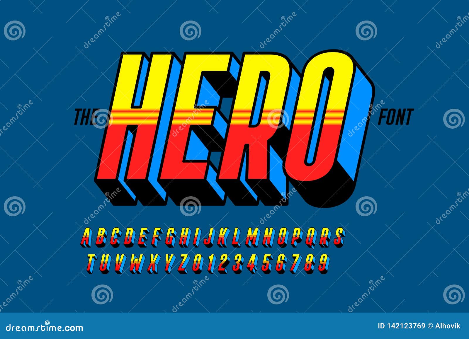 comics style font , superhero inspired alphabet