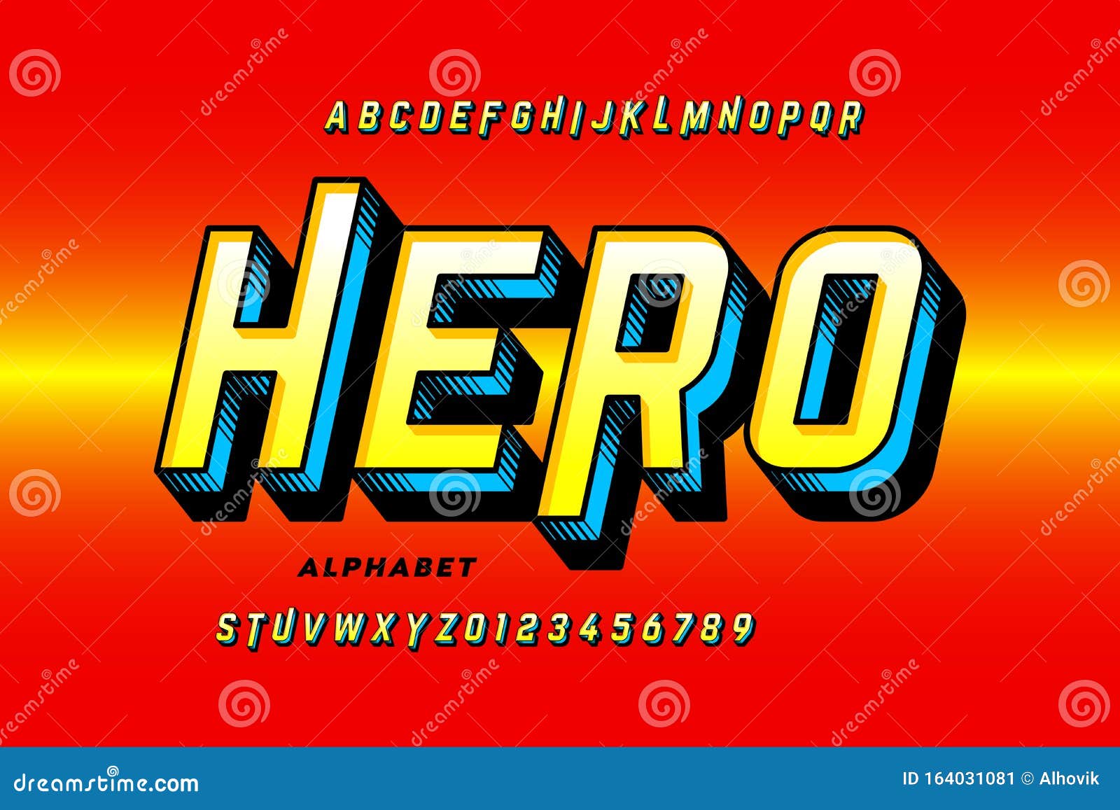 comics style super hero font