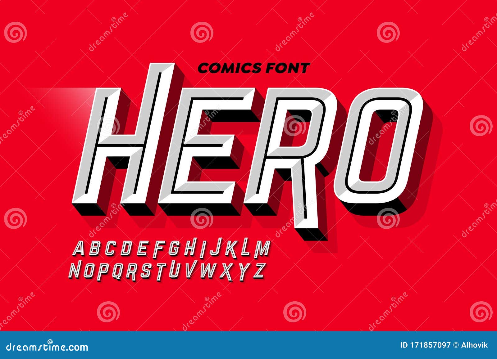 comics super hero style font