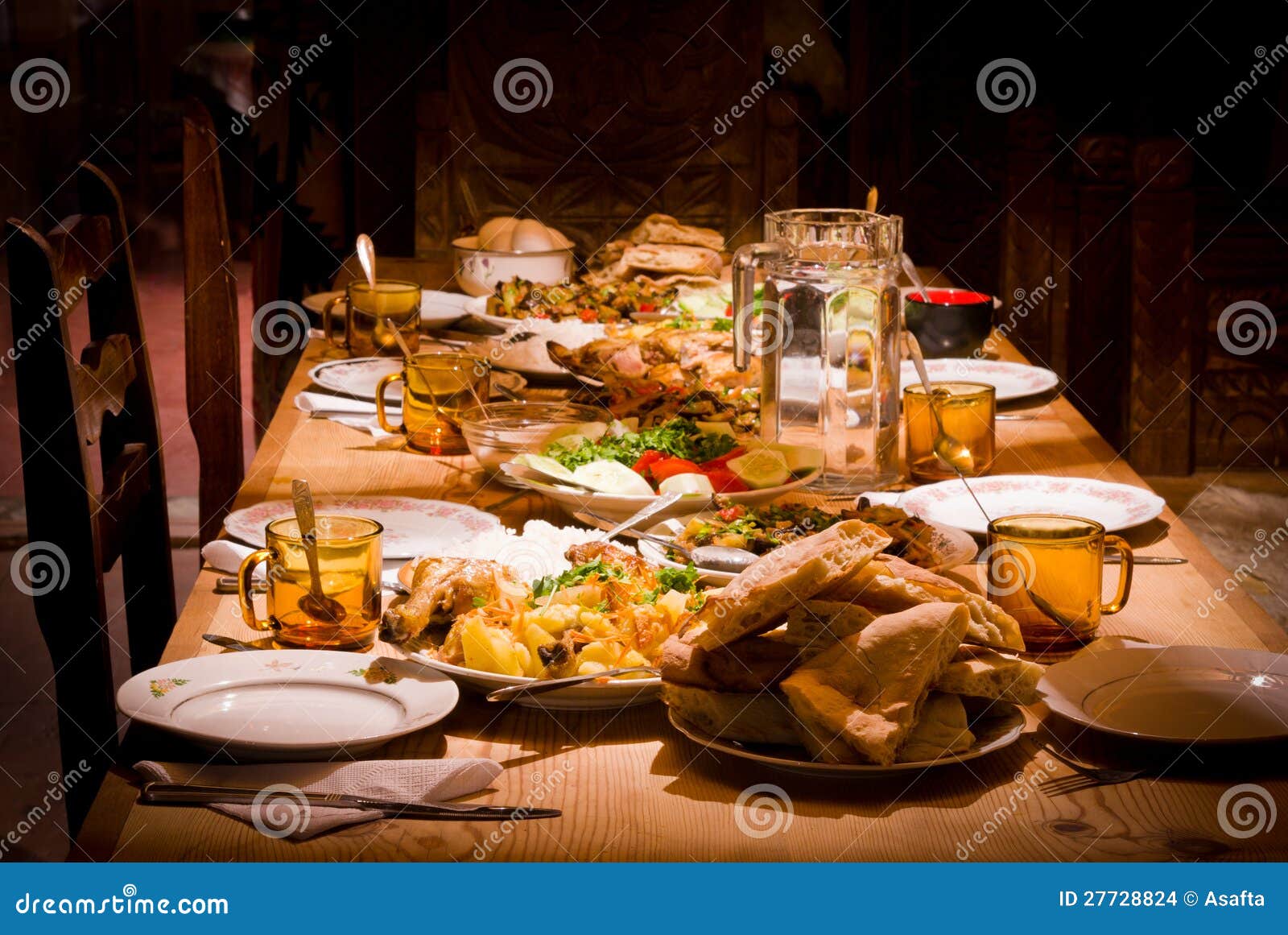 Comida Tradicional Foto de archivo Imagen de casero