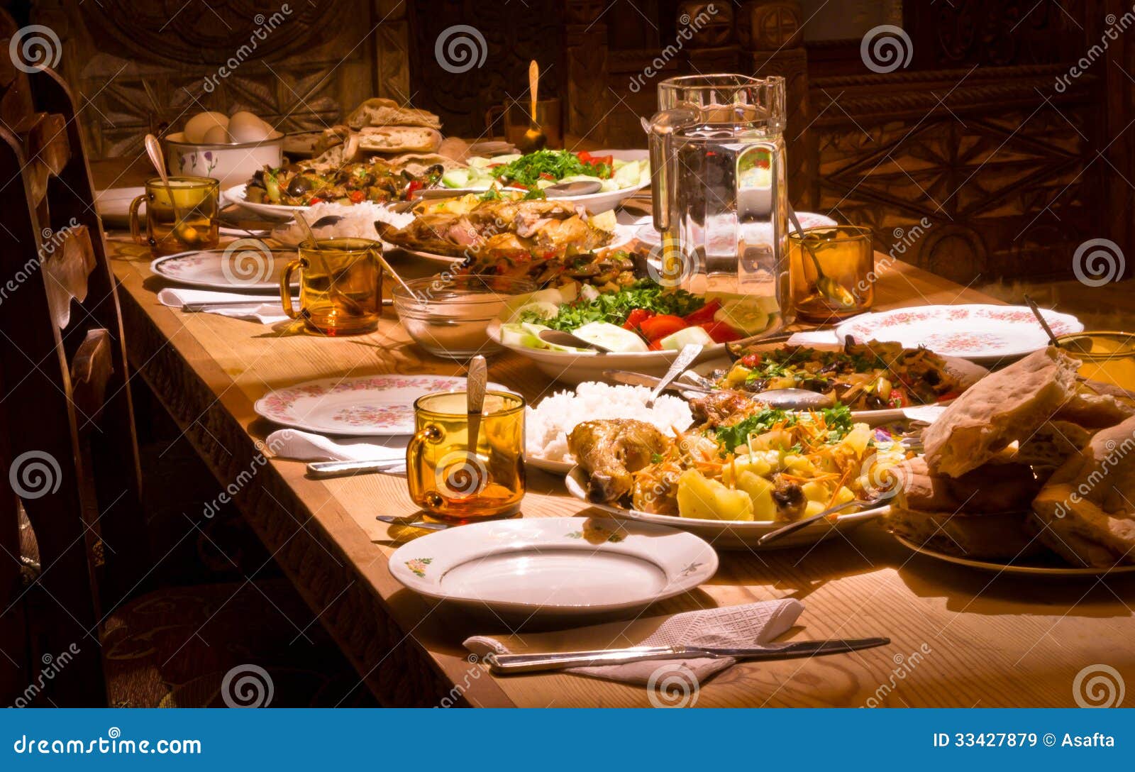 Comida Tradicional Imagen de archivo Imagen de preparado