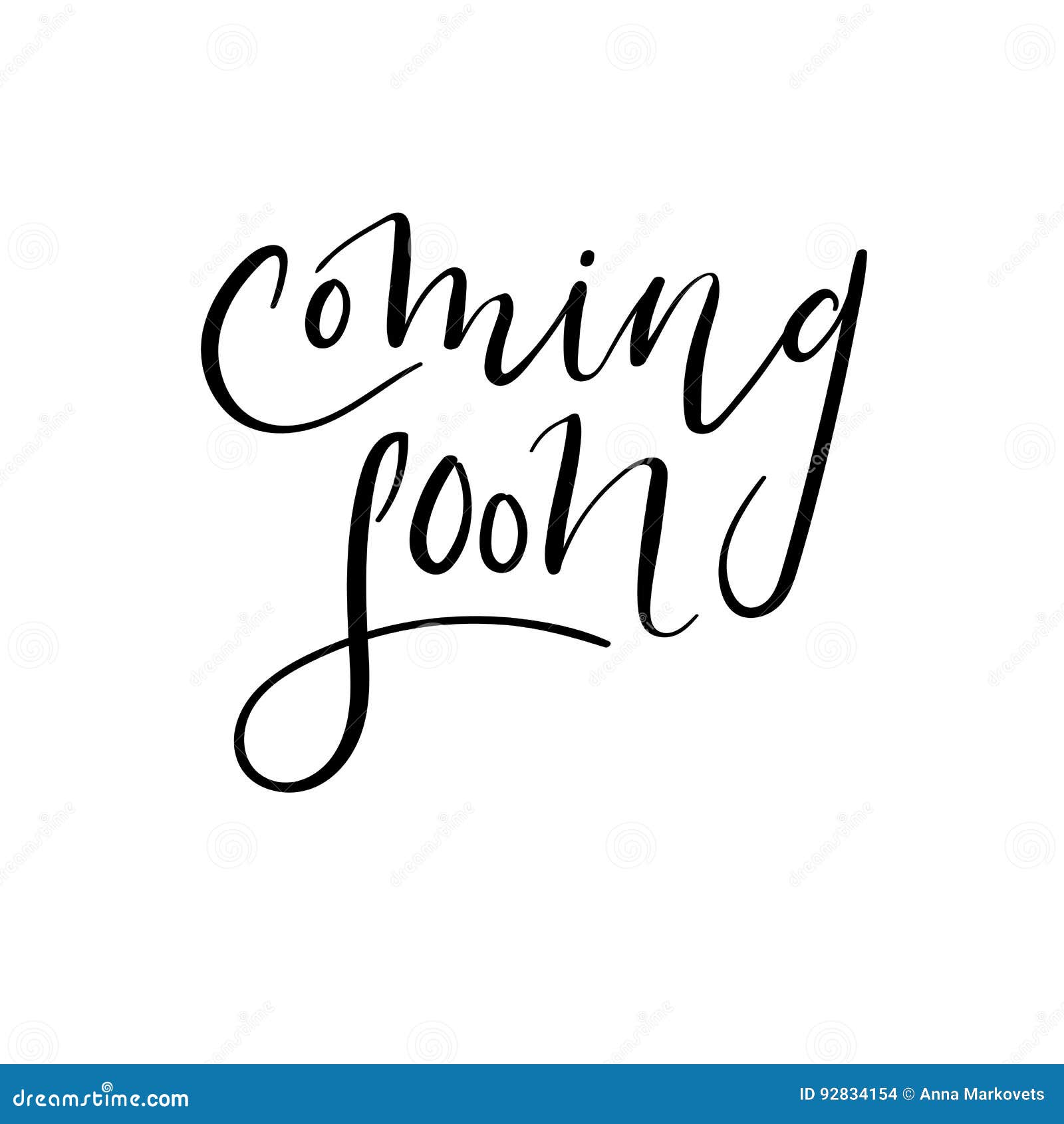 Opening soon poster design isolated black Vector Image