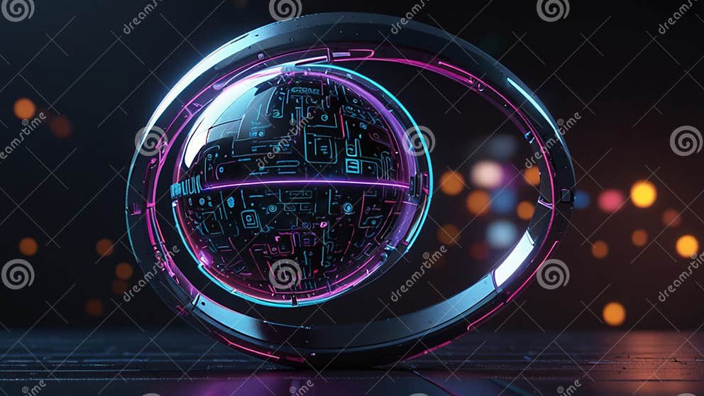 Commanding the Future: AI Generation at Your Fingertips Stock ...