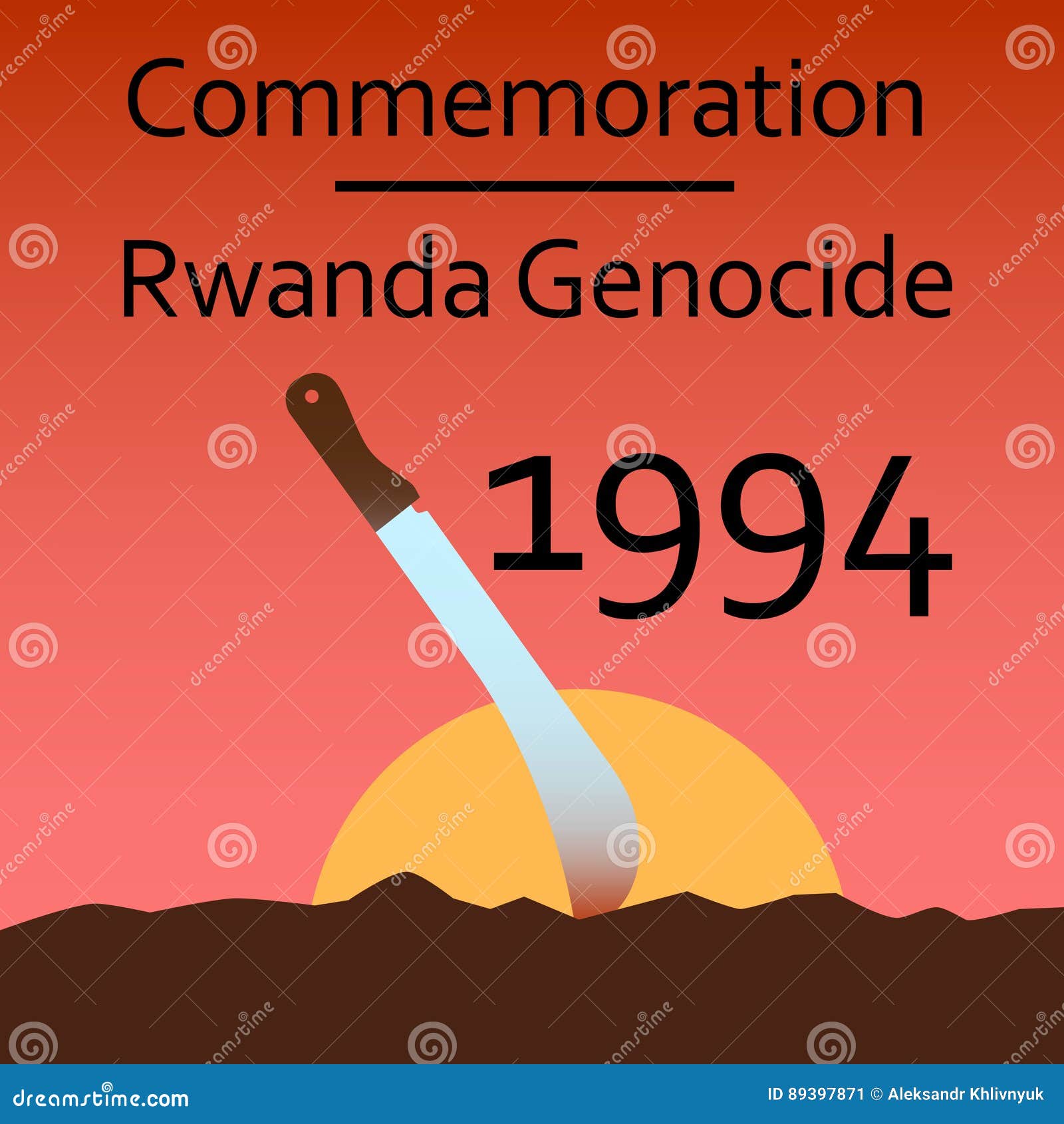 Commemoration Rwanda Genocide Stock Image - Image of earth, east: 89397871