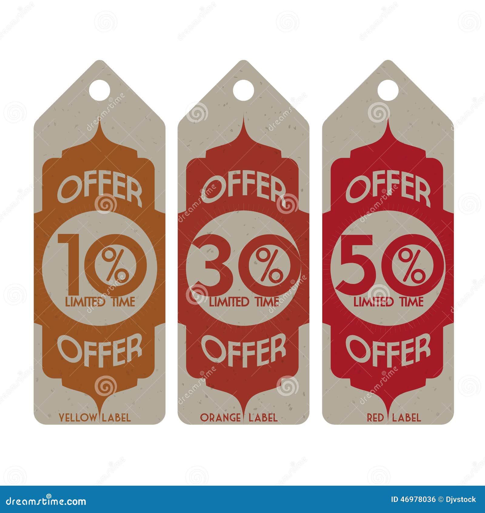 Commerce tag design stock vector. Illustration of offer 46978036