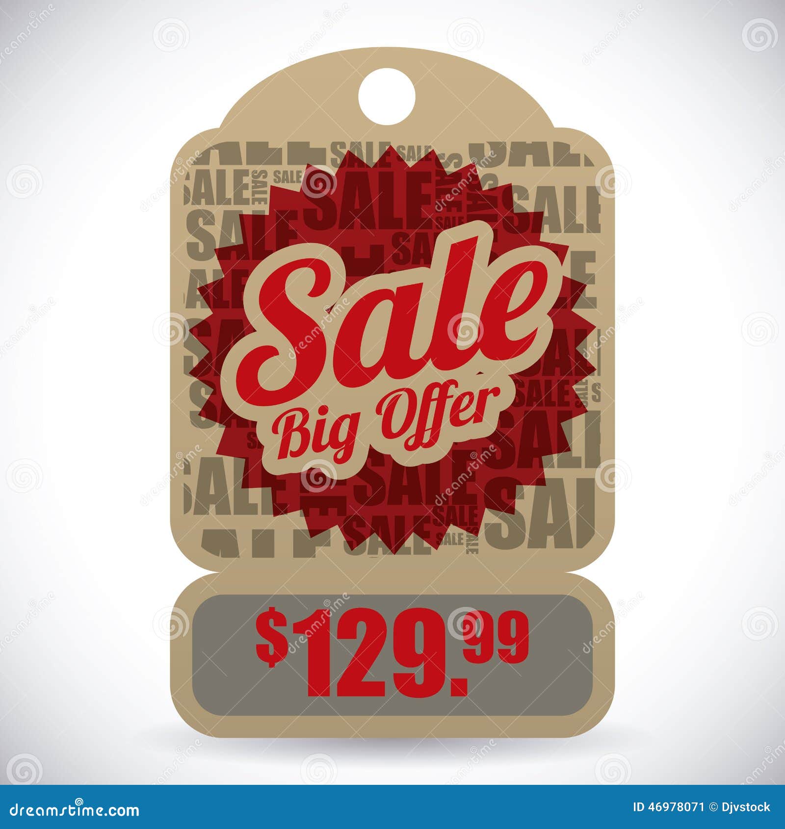 Commerce tag design stock vector. Illustration of design 46978071