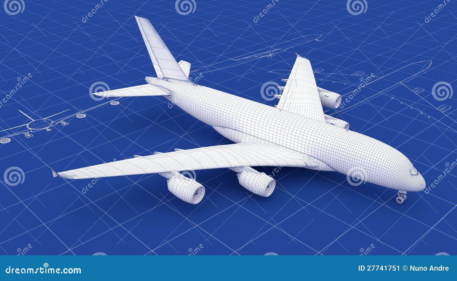 Commercial Aircraft Turboprop Jet On Maintenance Of Engine And Fuselage