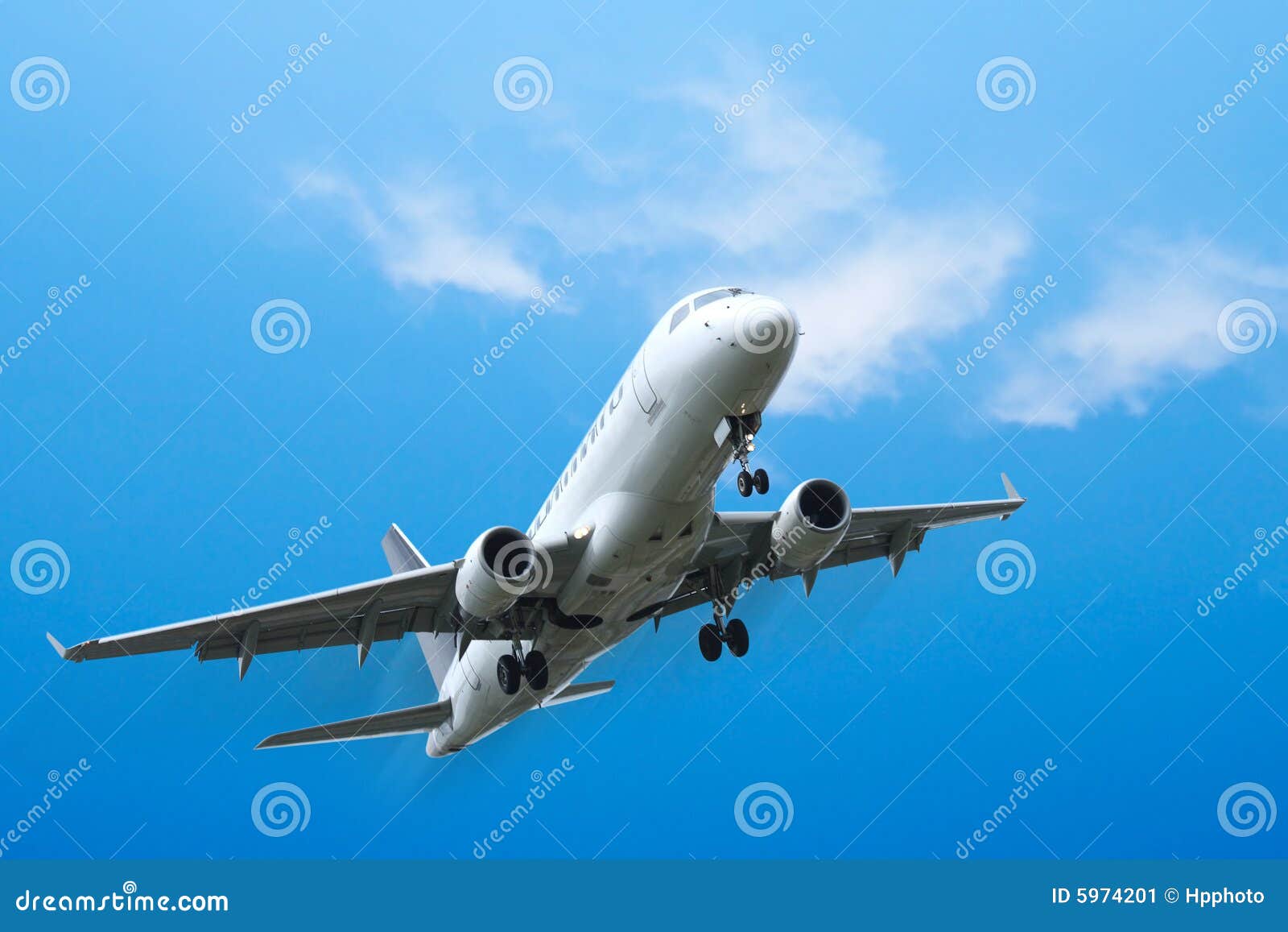 Commercial Aircraft Taking Off Stock Image Image of landing, plane