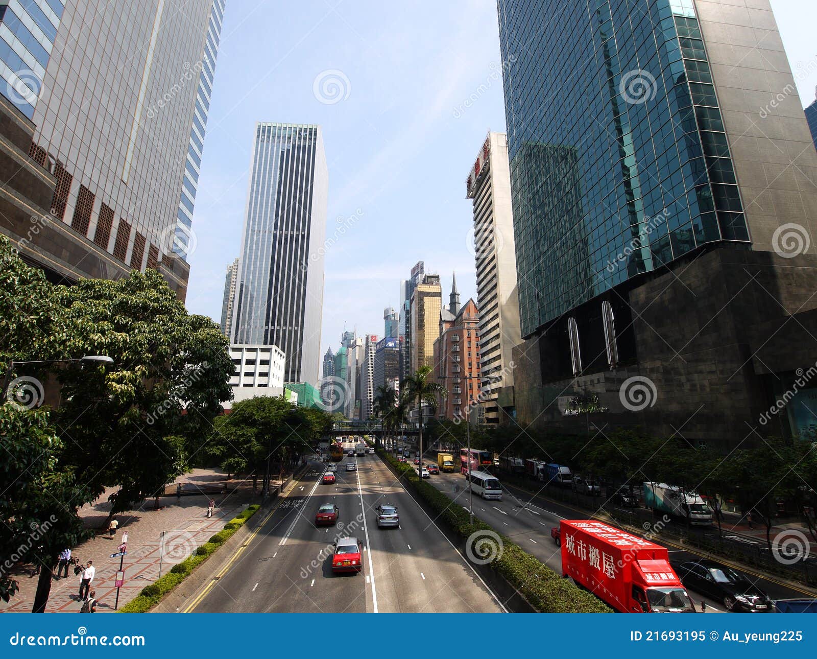 Commercial Buildings in Hong Kong Editorial Image - Image of