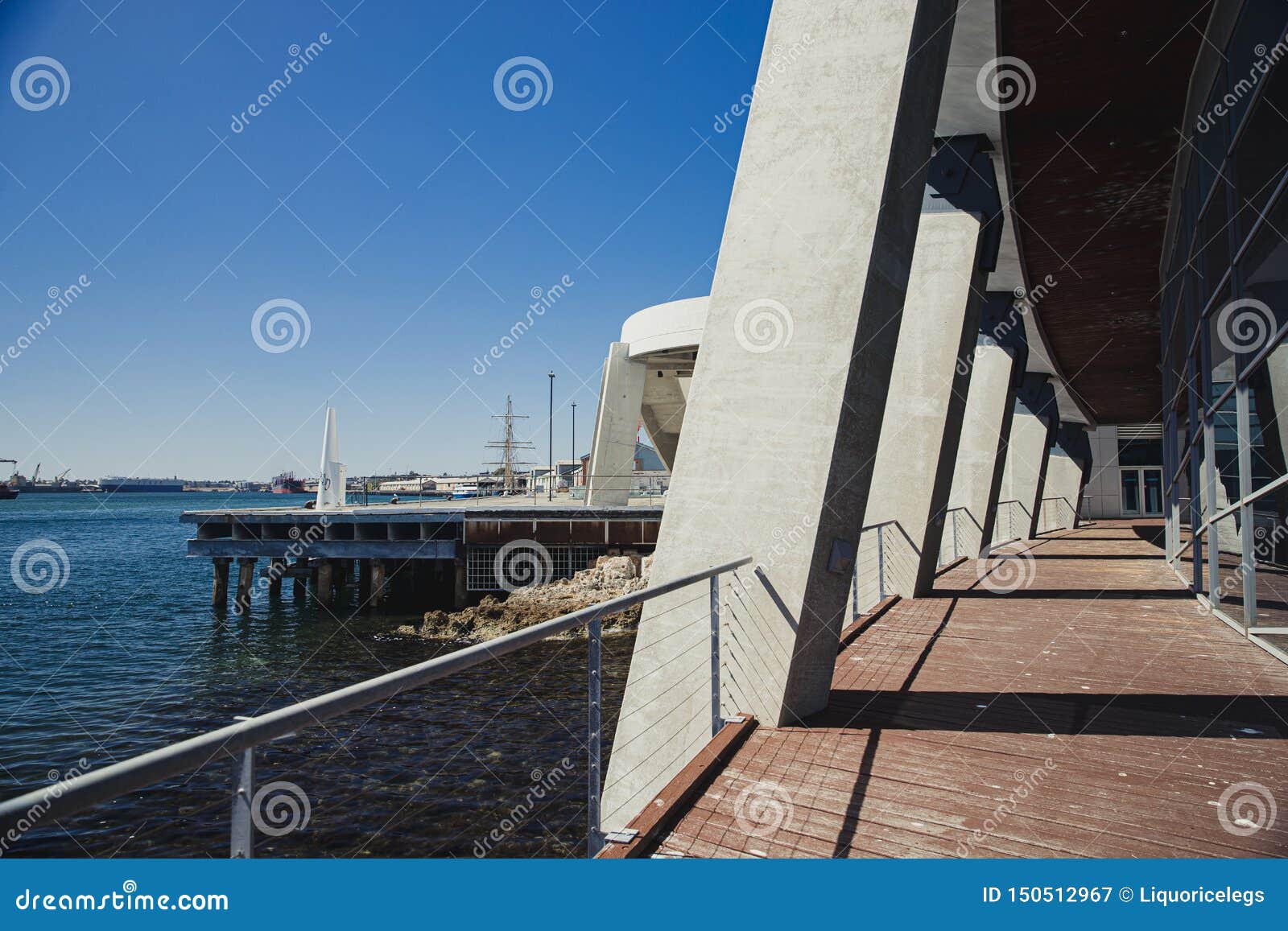 Commercial Docks in Perth stock image. Image of distribution 150512967