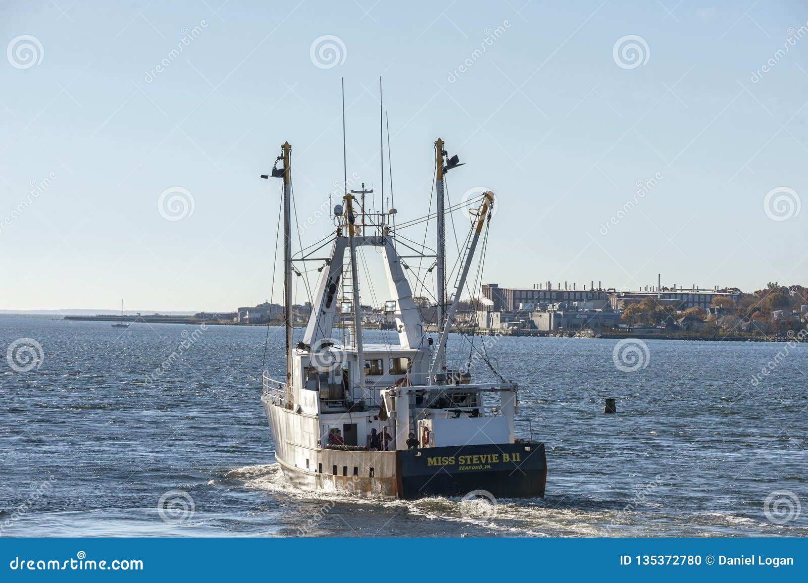 Commercial Fishing Boat Miss Stevie B II Going Fishing Editorial