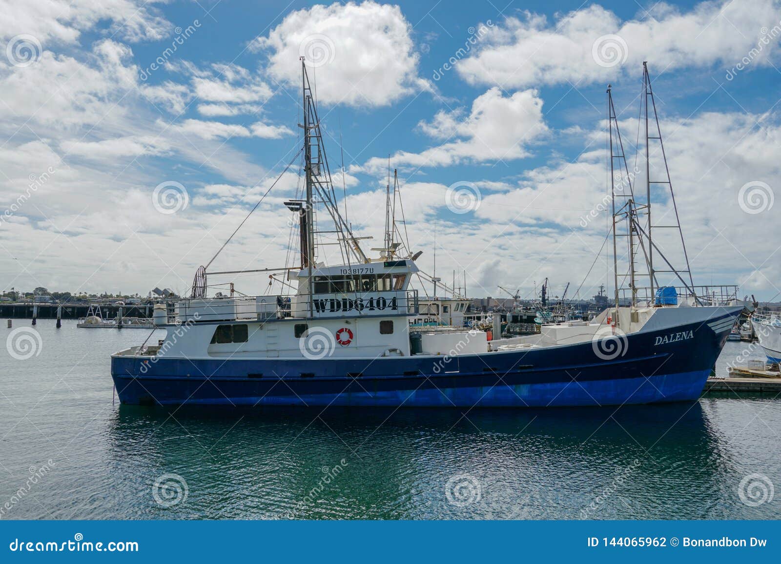 Commercial Fishing Boats Docked in San Diego Harbor. Editorial Photography  - Image of coast, artisanal: 144065962