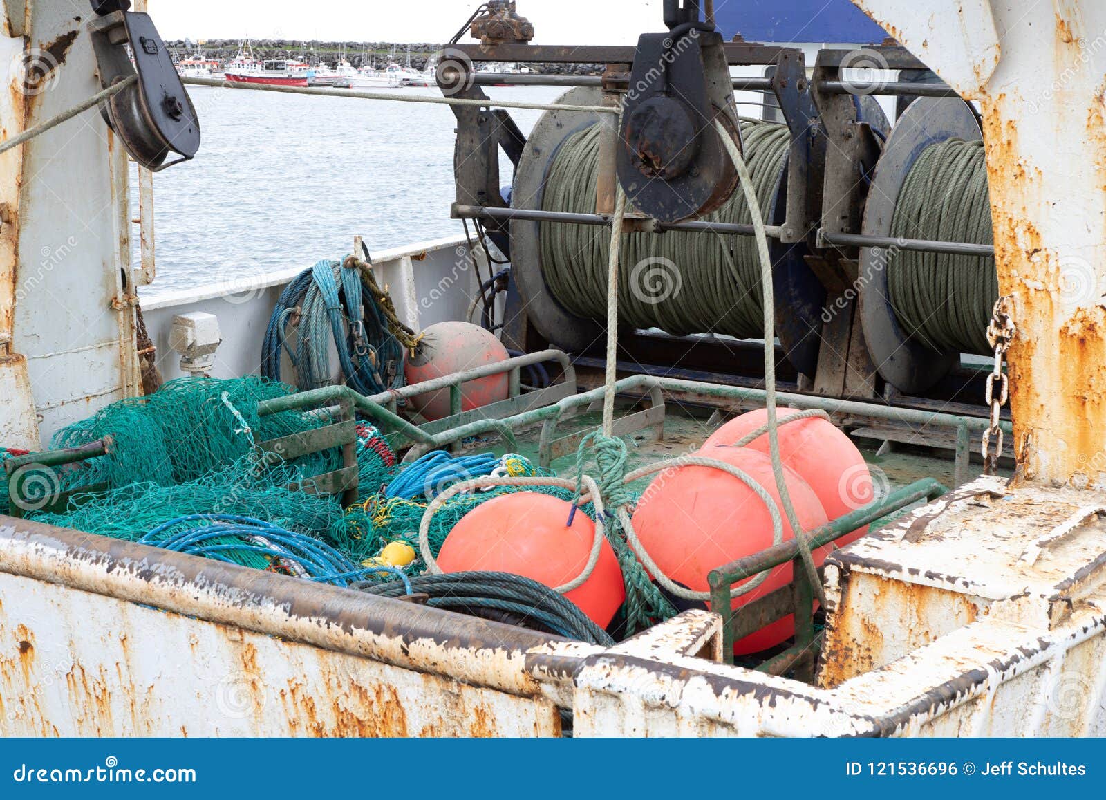 Commercial Fishing Gear stock photo. Image of fish, industry