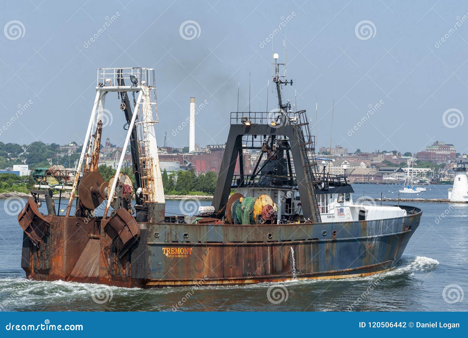 Commercial Fishing Vessel Tremont In New Bedford Inner ...