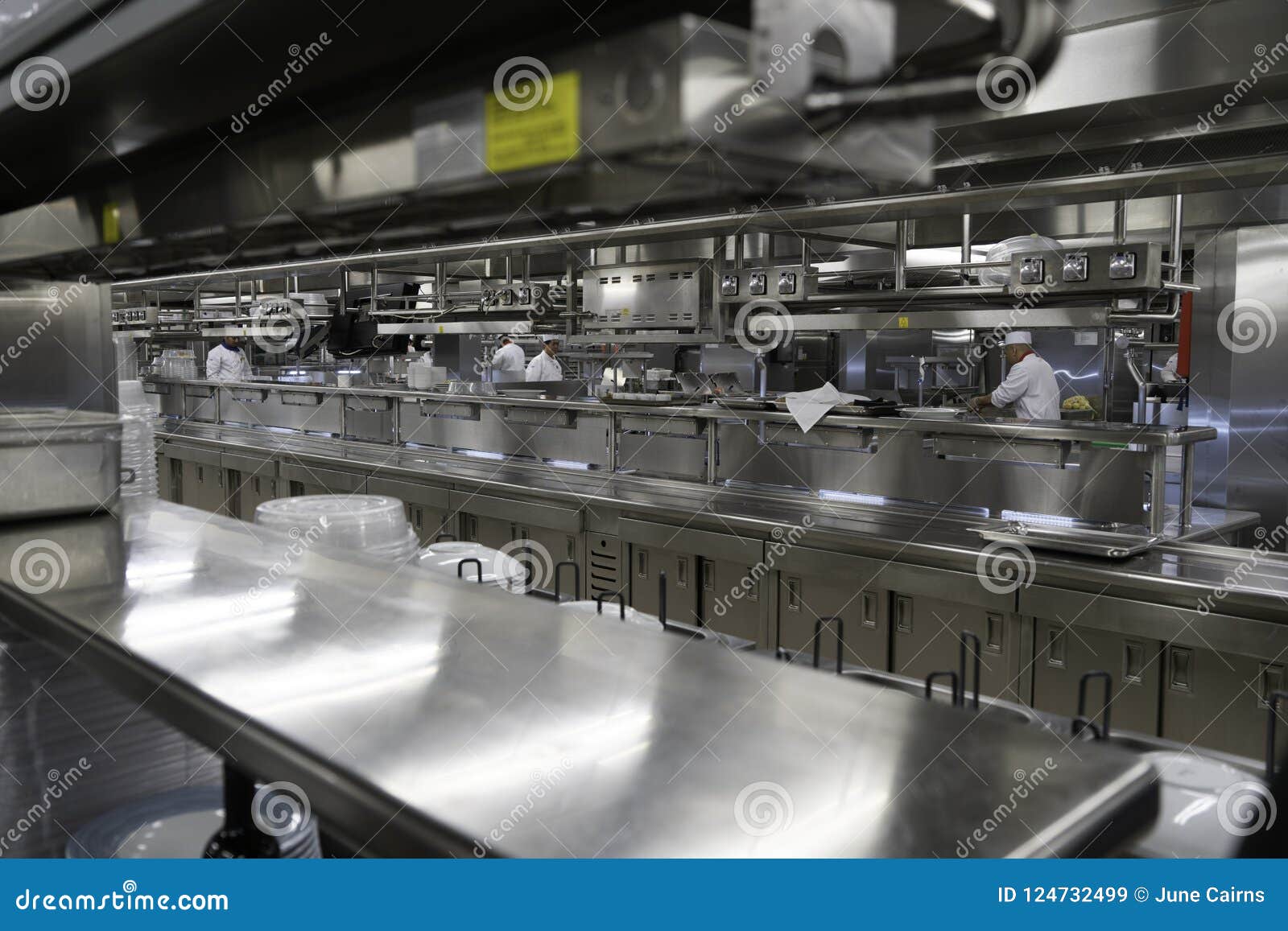 Commercial Kitchen Editorial Stock Image Image Of Steel 124732499