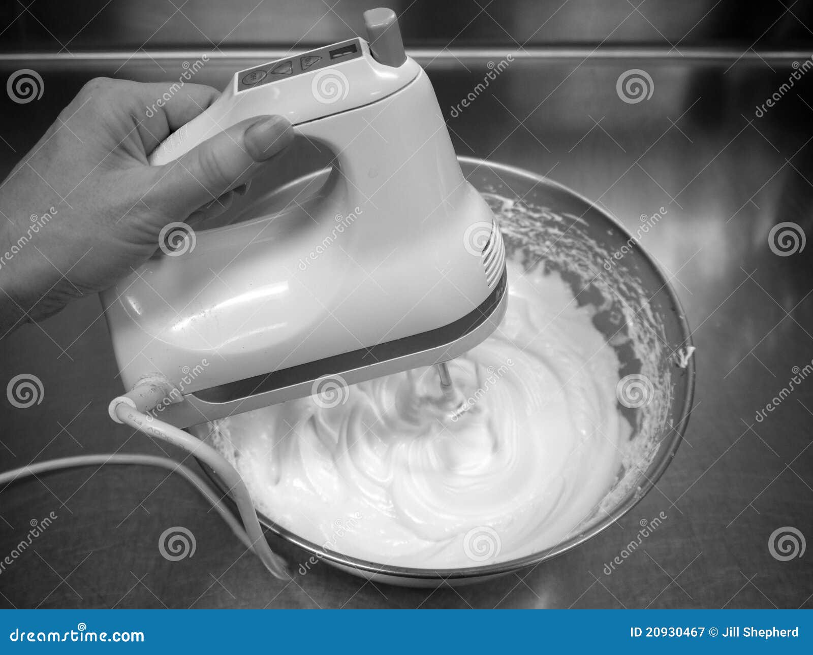 Commercial Kitchen Hand Mixer Stock Image Image of steel, food 20930467