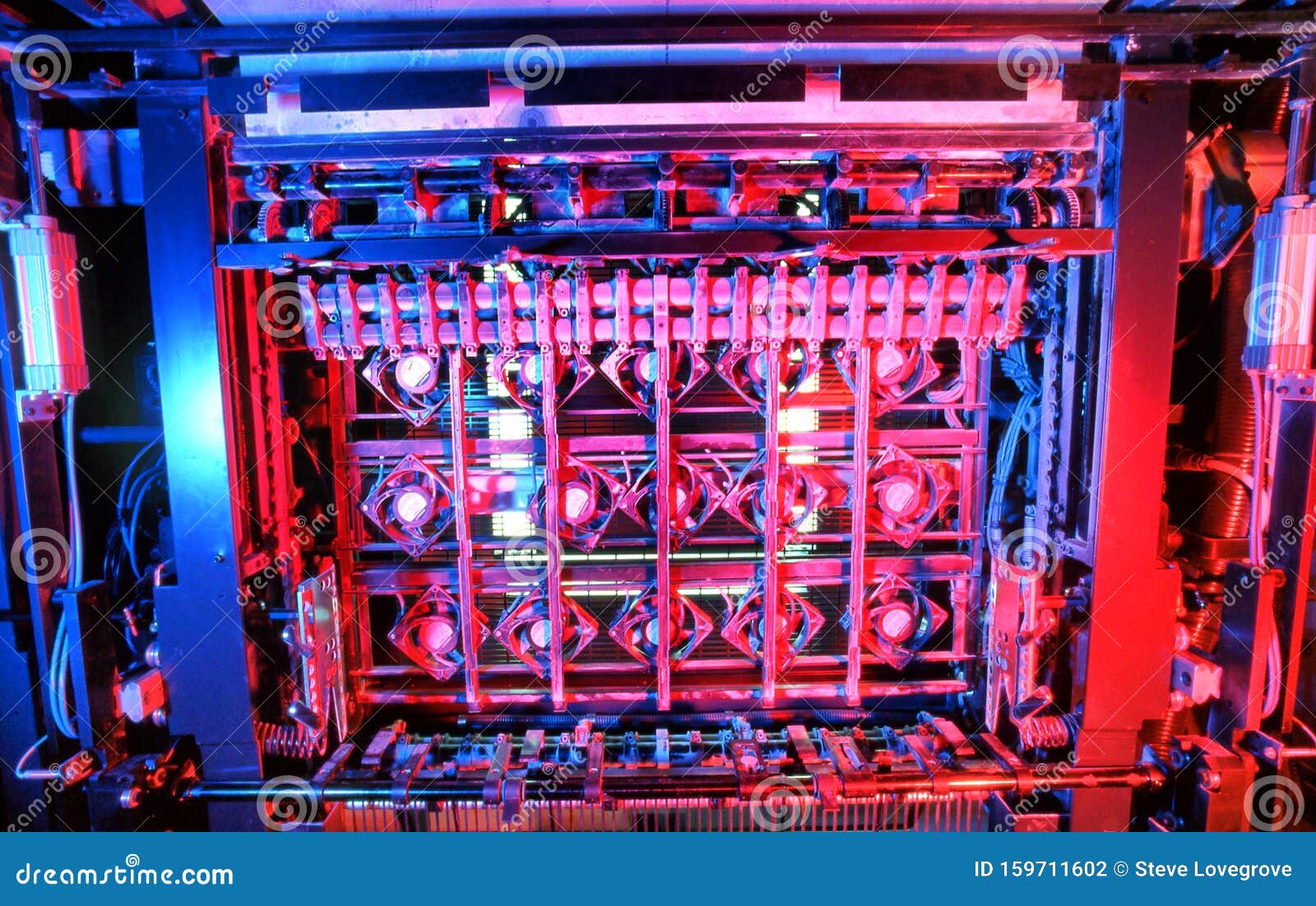 Commercial Offset Printing Press Stock Photo Image of press, offset