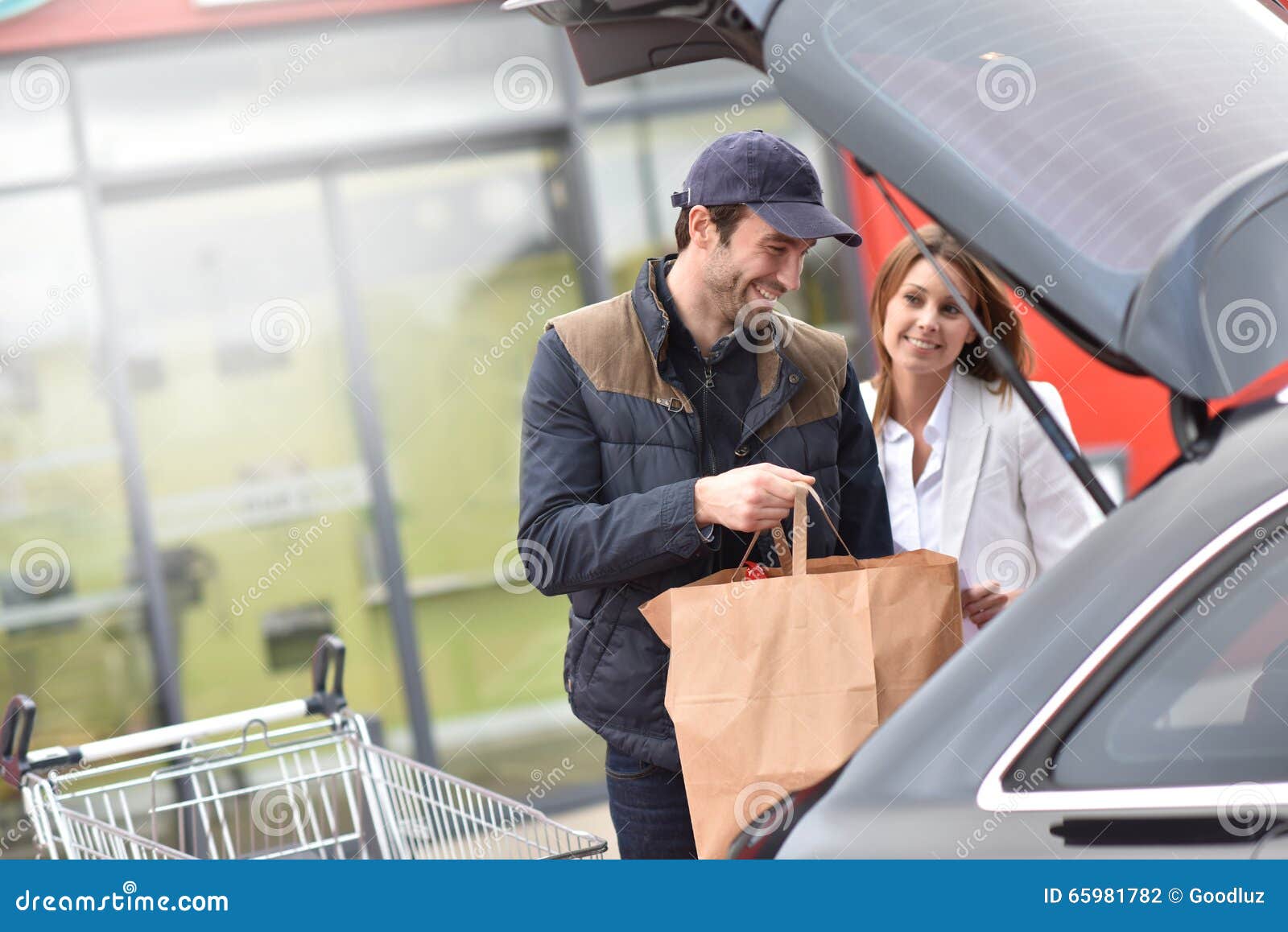 Commodity of Take Away Service Stock Photo Image of drive, store