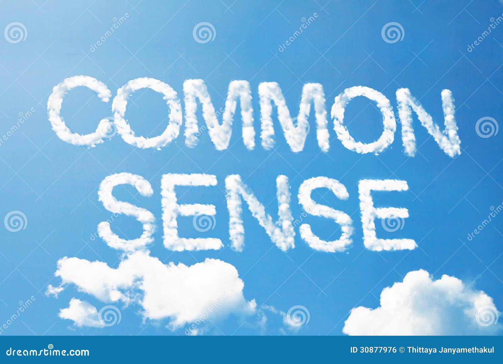 common sense cloud word