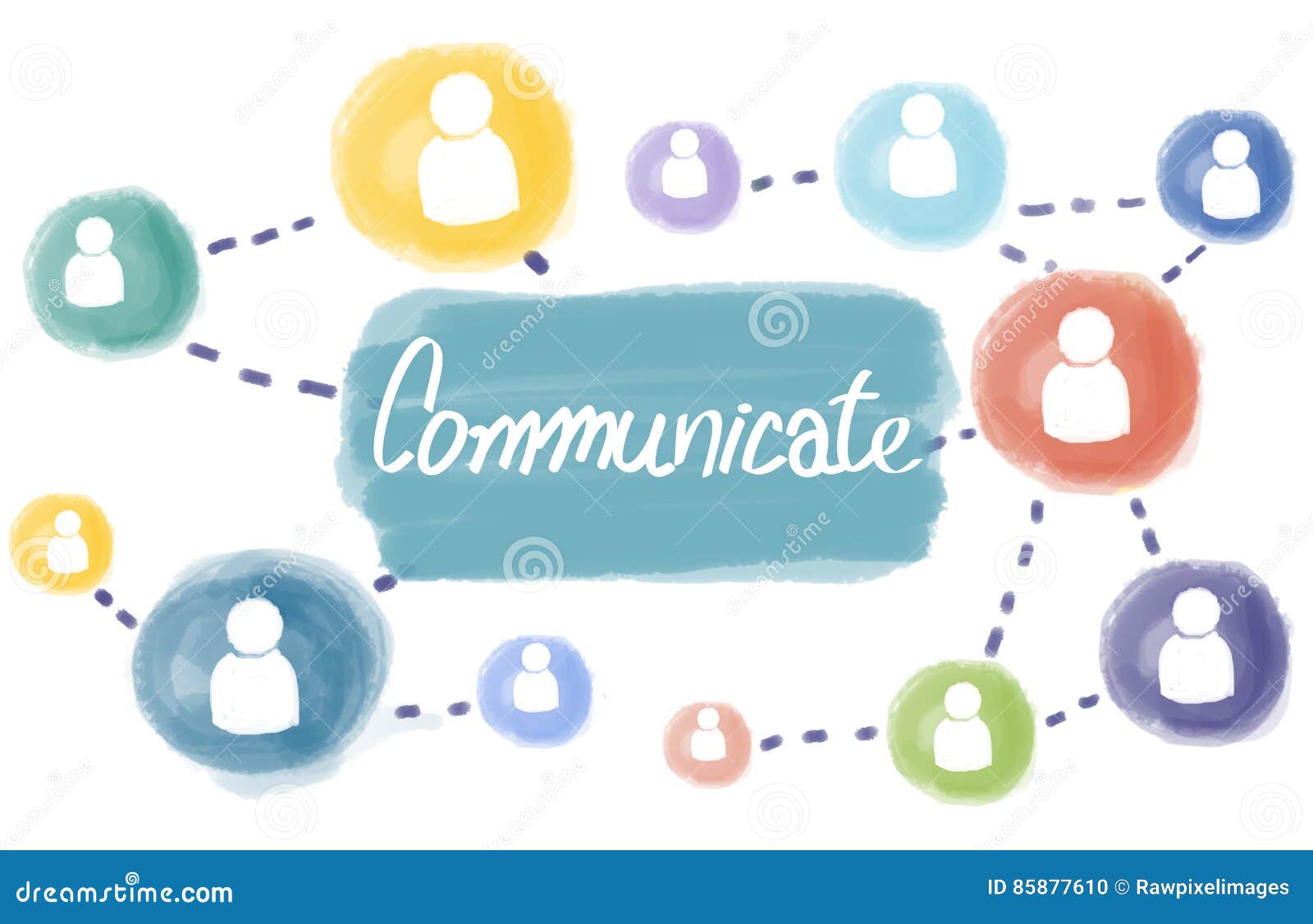 communicate connection social media interact concept