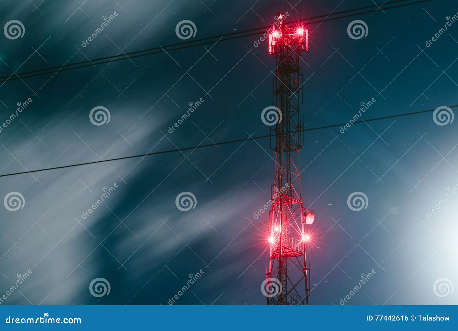Communication Antenna Tower Stock Photo Image of communication