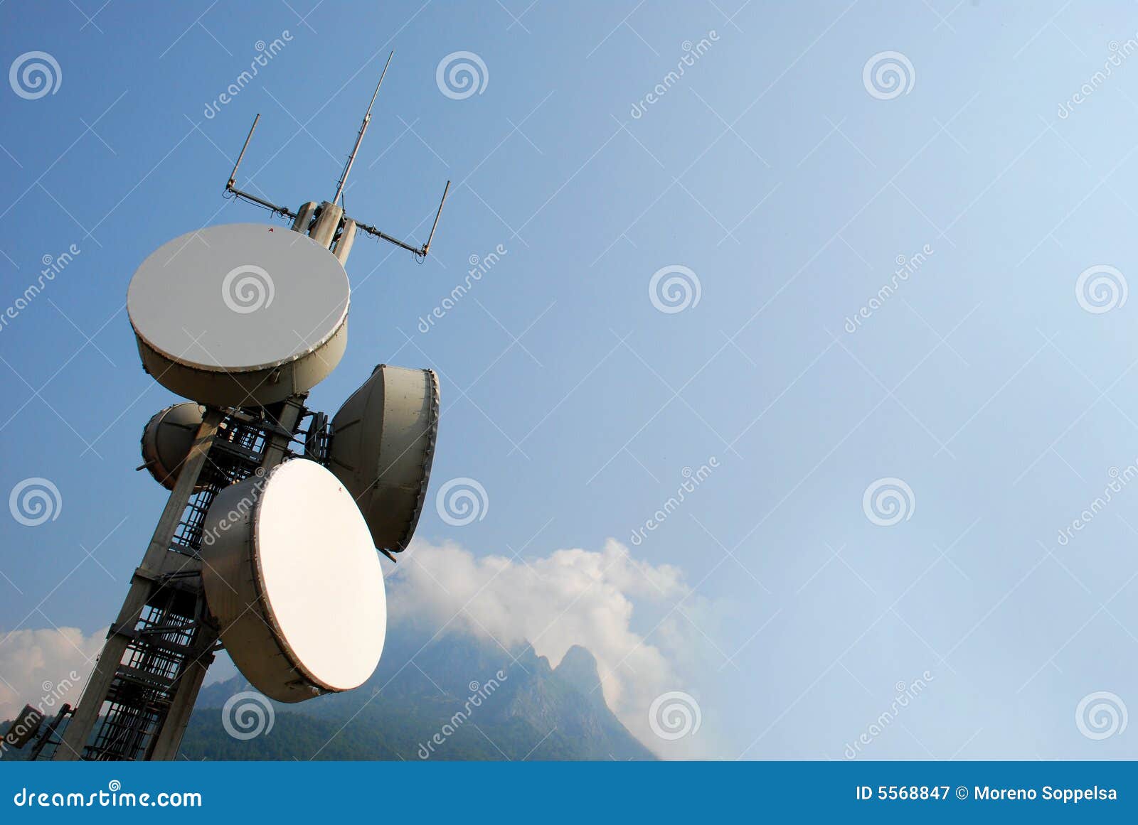 communication gsm, umts e hsdpa tower