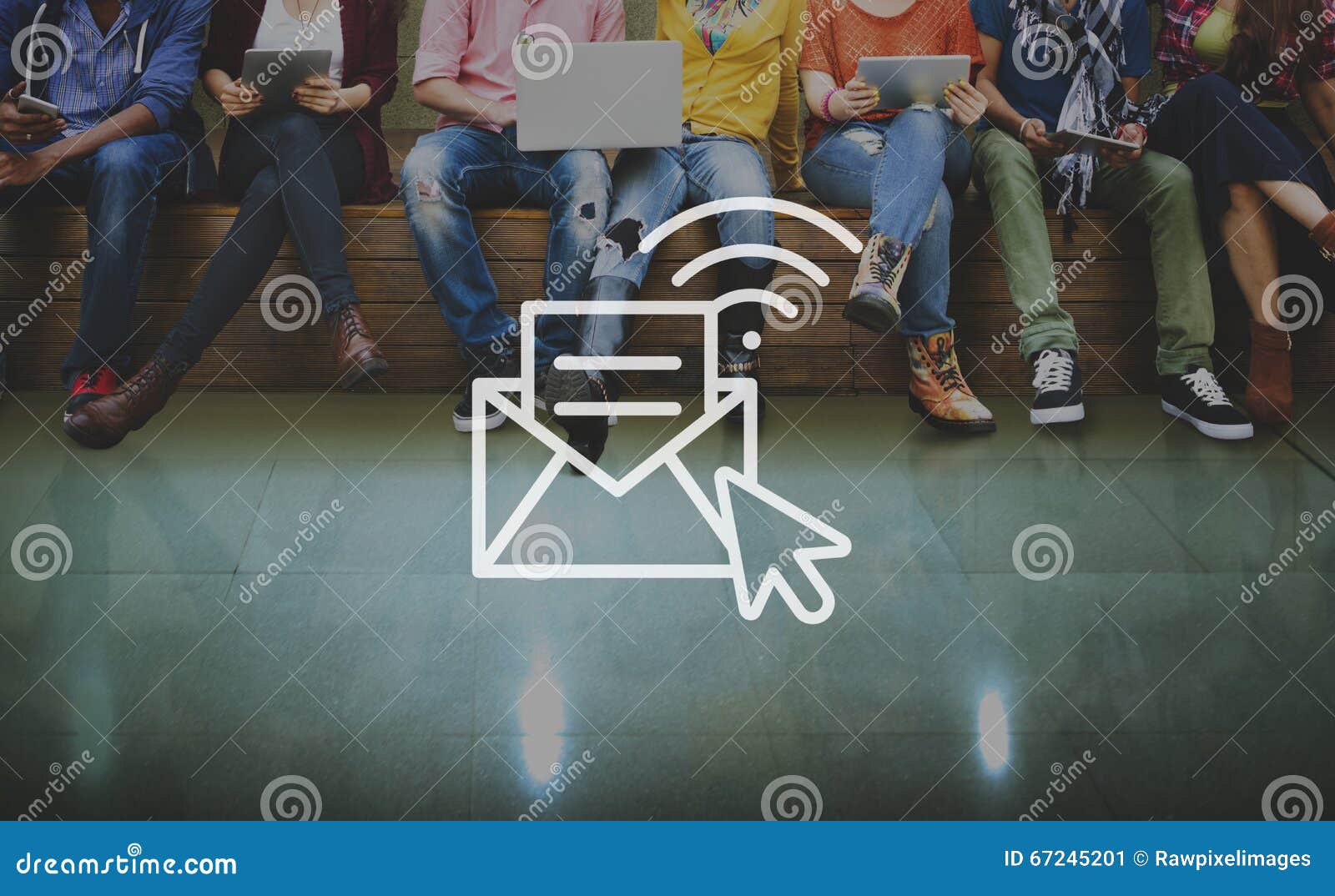 communication online messaging hotspot network concept