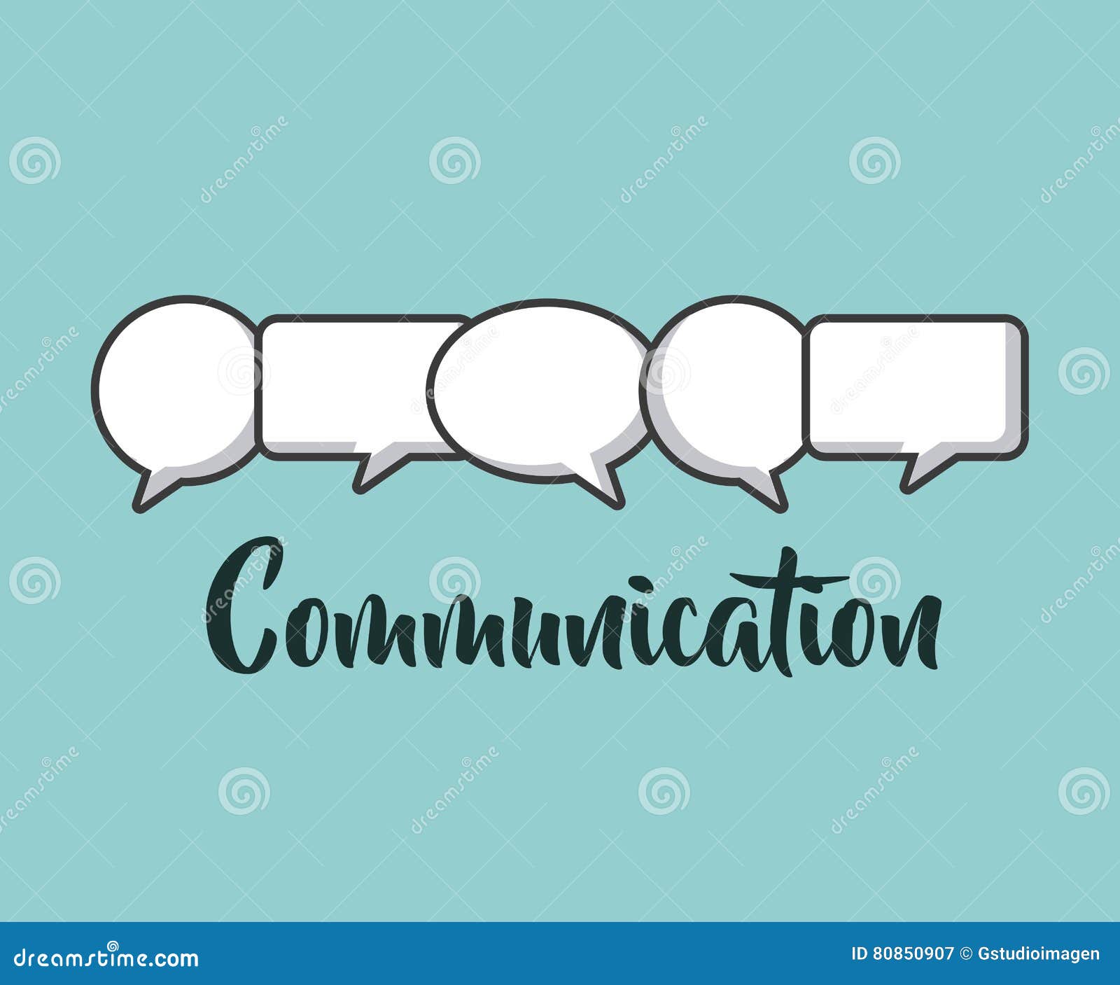 Communication Speech Bubble Stock Vector Illustration of conversation