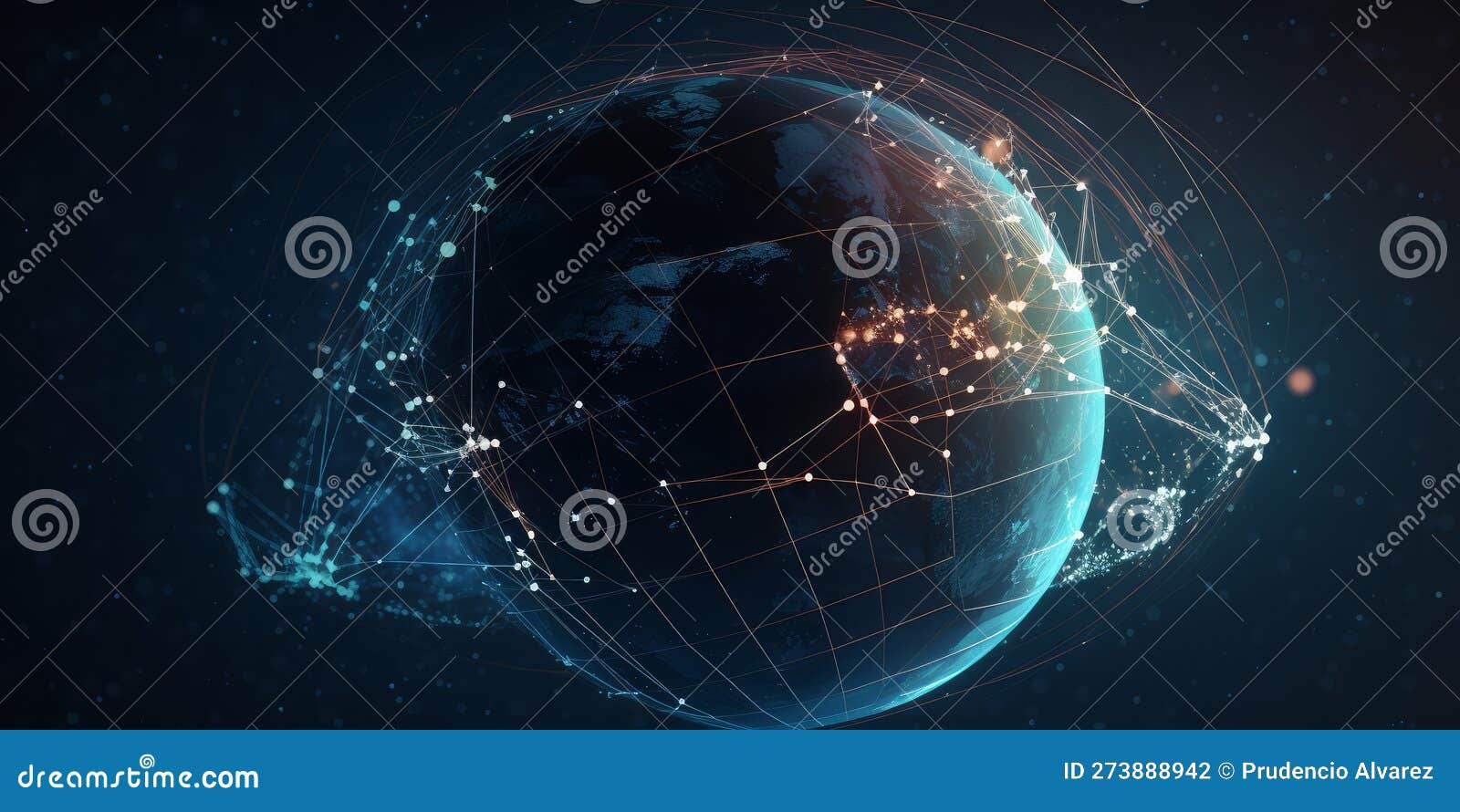 Communications Satellite Connections Stock Illustration Illustration