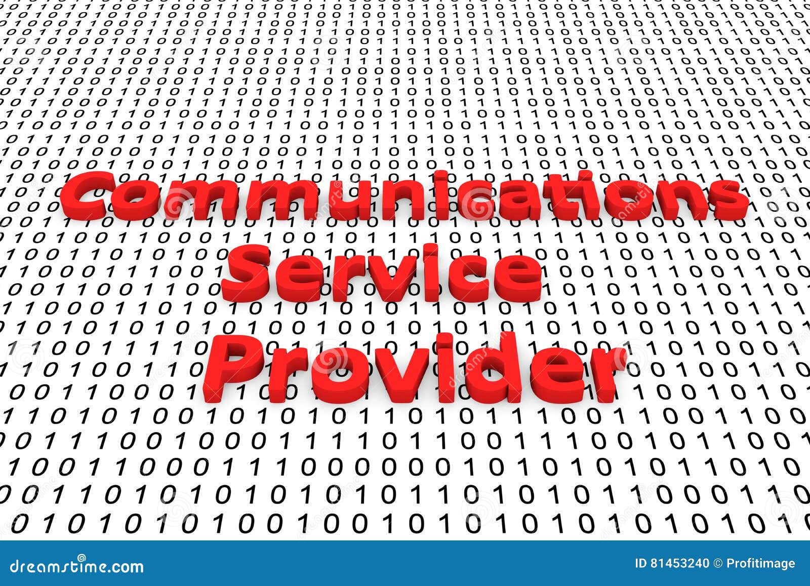 Communications Service Provider Stock Illustration - Illustration of