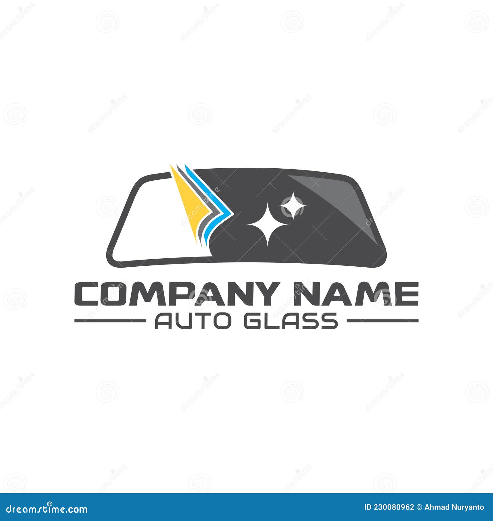 communicative icon of auto glass and tint service