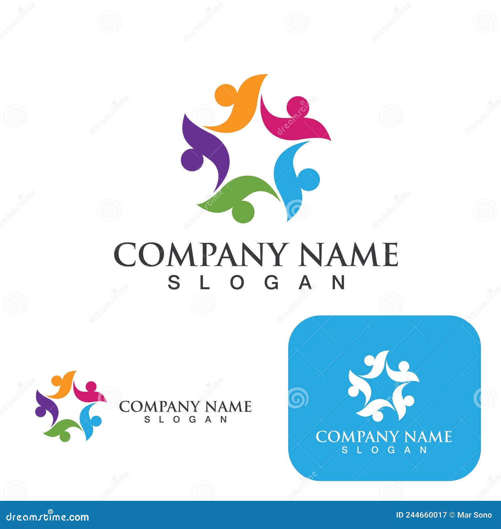 Community Group Logo, Network and Social Icon Stock Vector ...