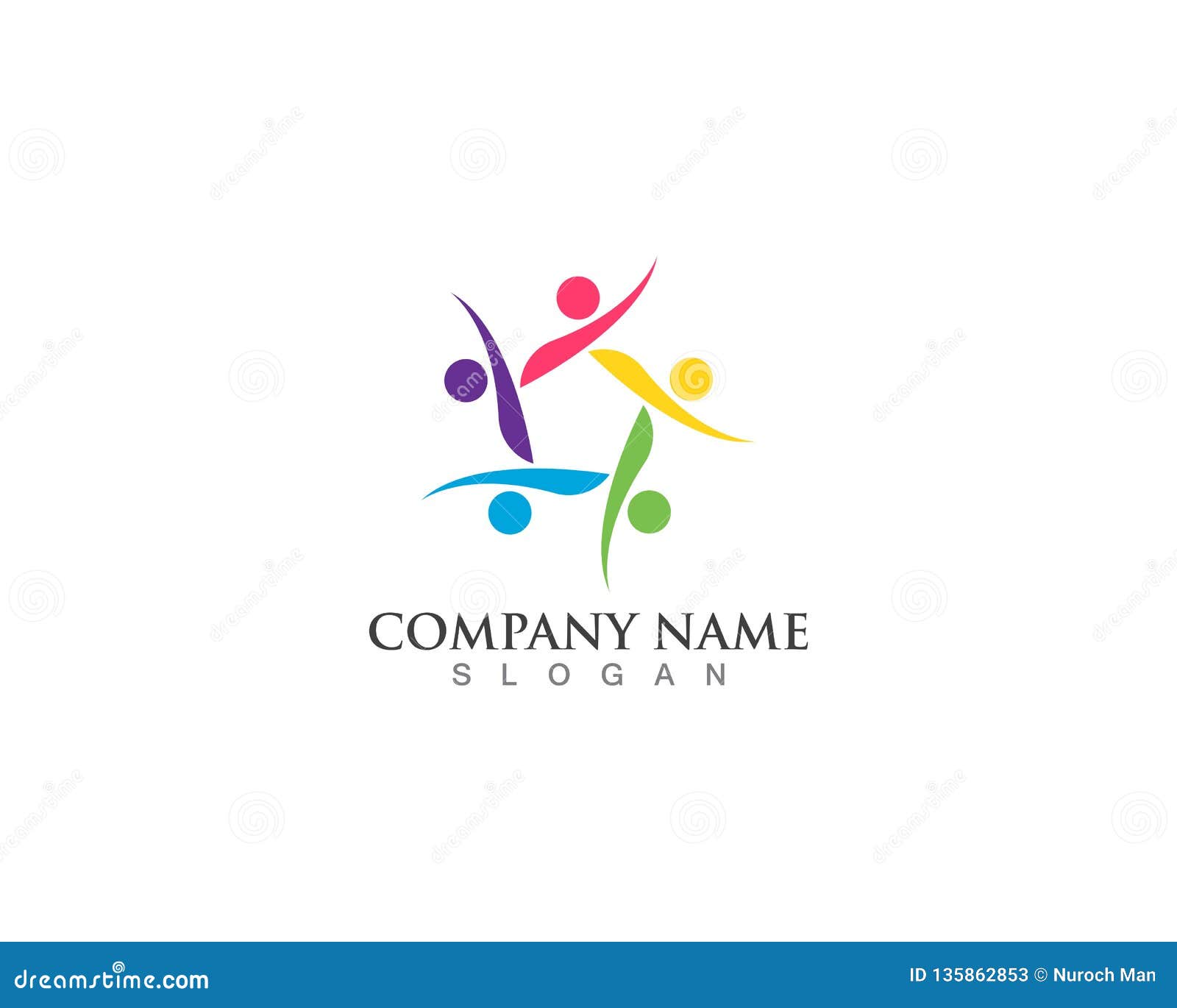 Community Group Logo and Symbol Stock Vector - Illustration of circle ...