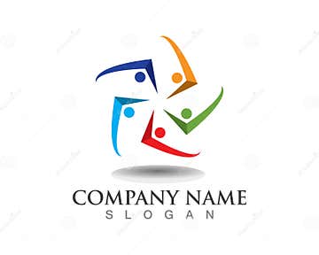 Community Group Logos Symbols Logos Stock Vector - Illustration of ...