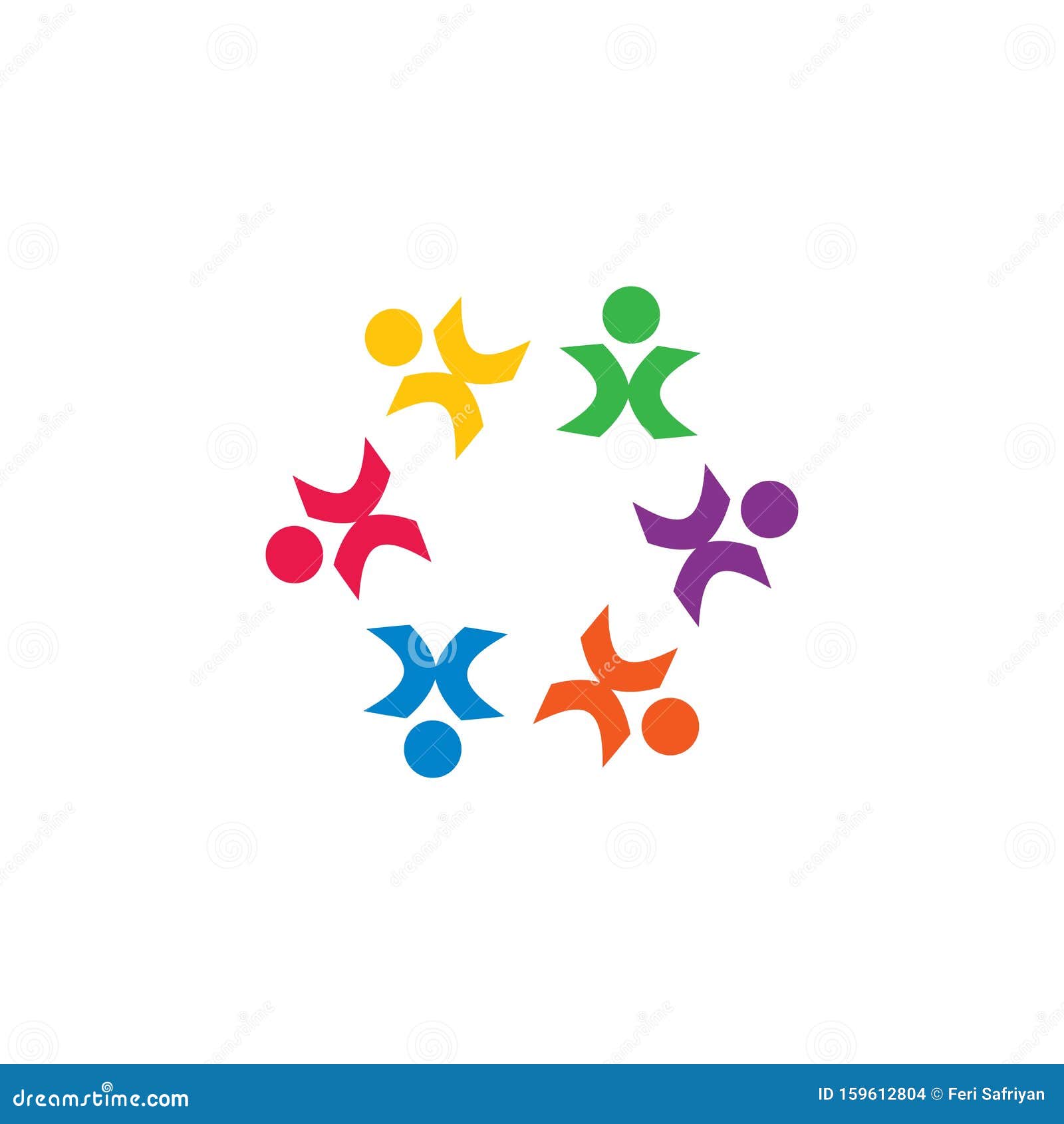 Community logo template stock vector. Illustration of culture - 159612804
