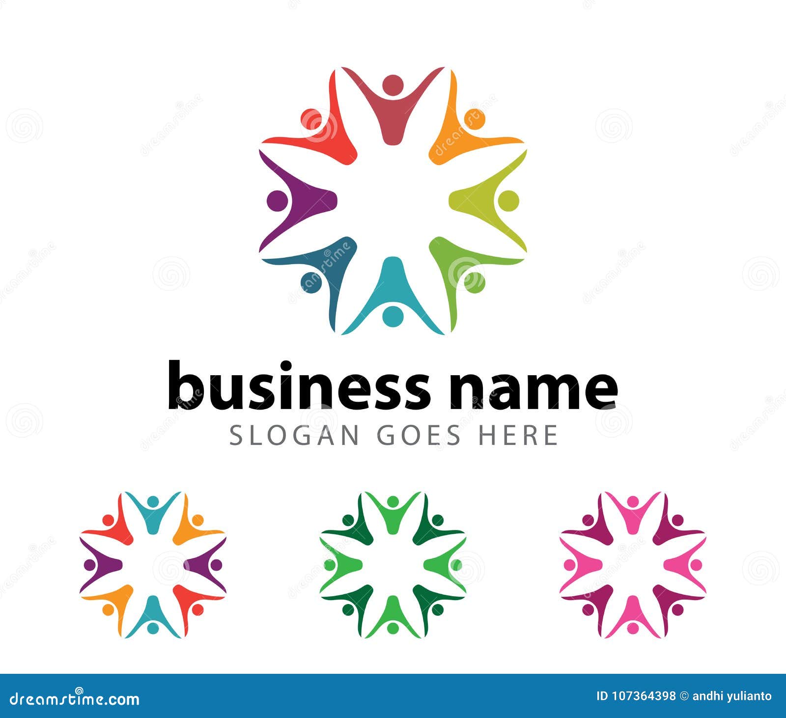 Community Organization Leader Success Achievement Logo Design