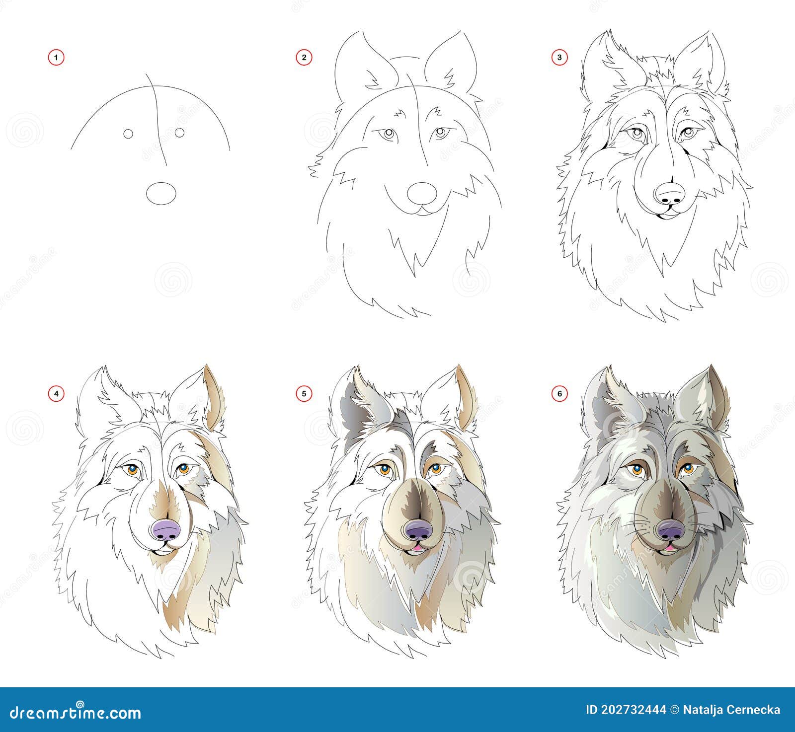 Desenhos para colorir de lobos fofos - imprimíveis grátis e fáceis