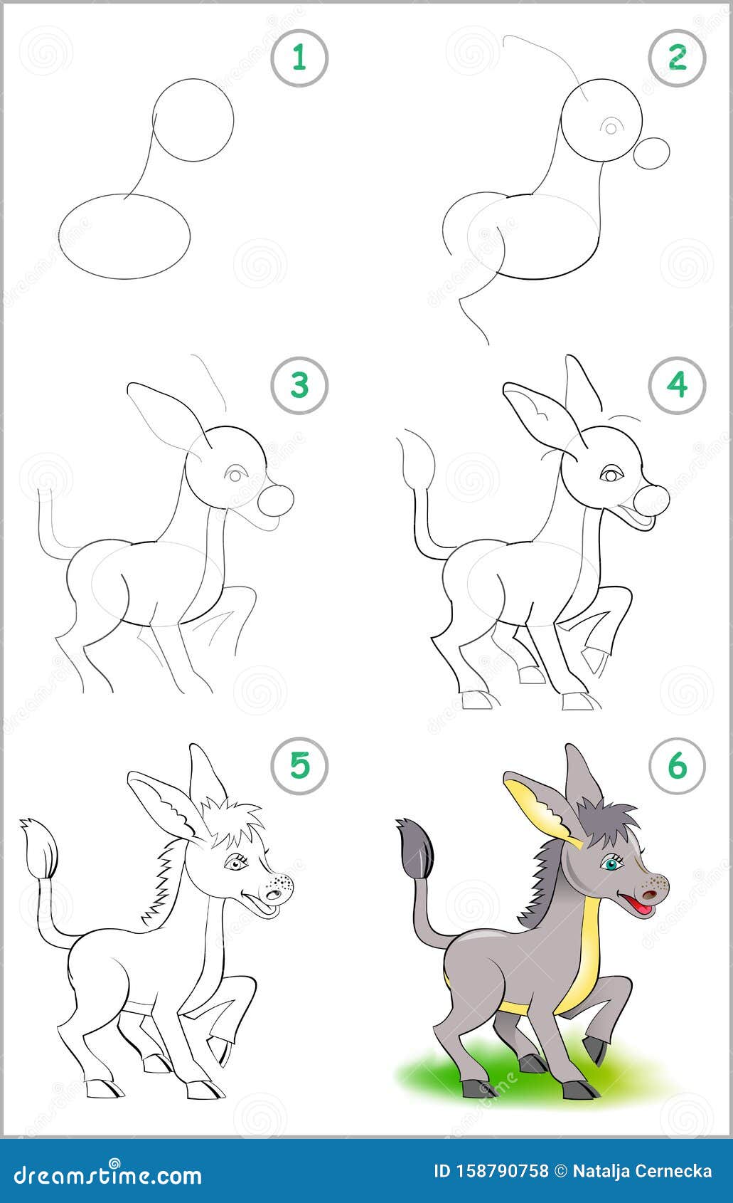 como desenhar um esquilo engraçado de u passo a passo. atividade