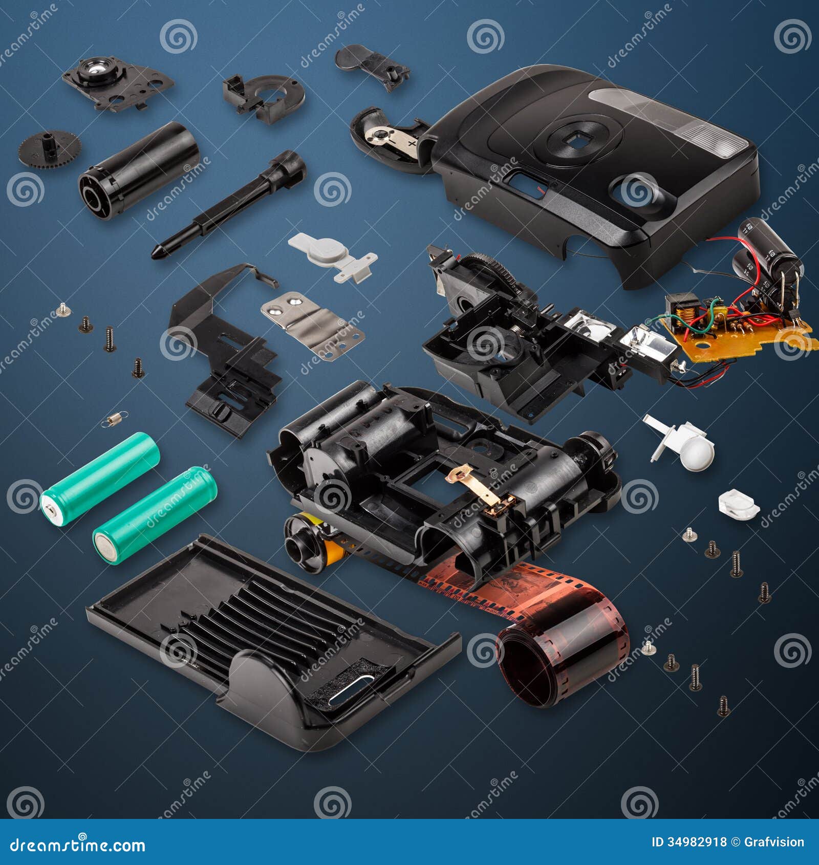 Digital Camera Exploded View