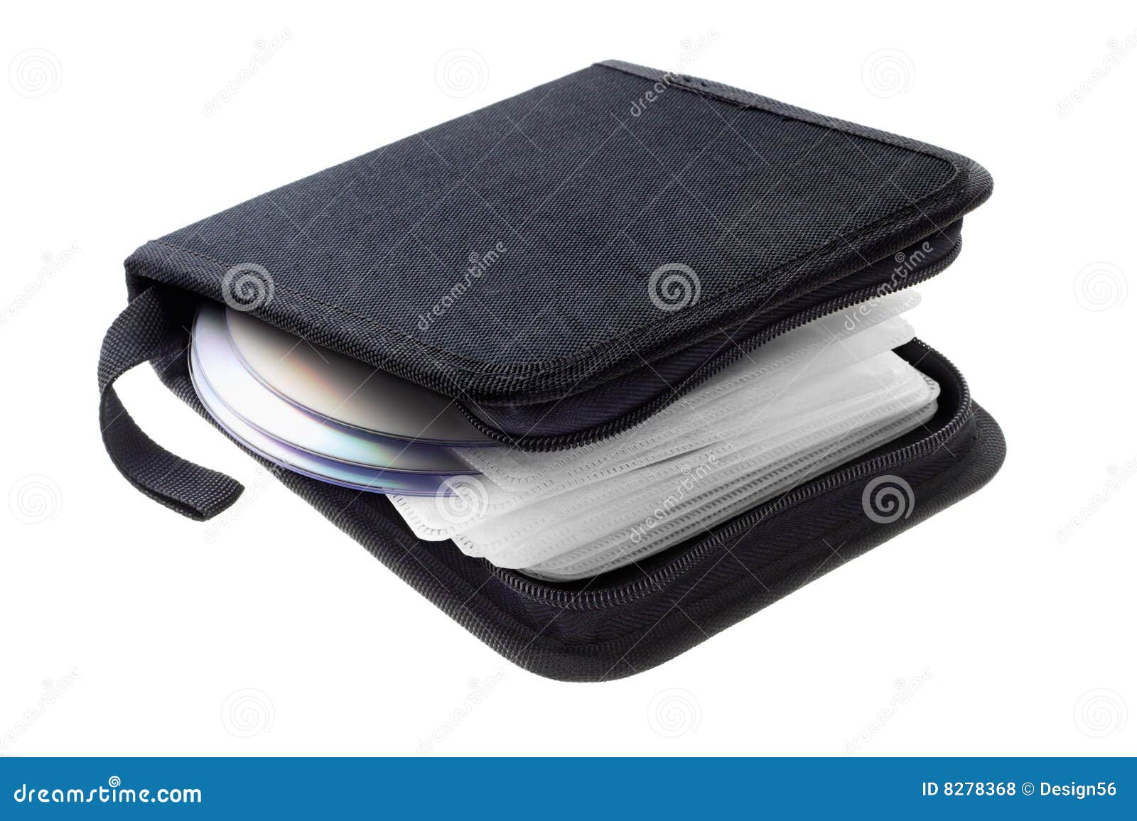 Compact disk storage bag stock photo. Image of background 8278368