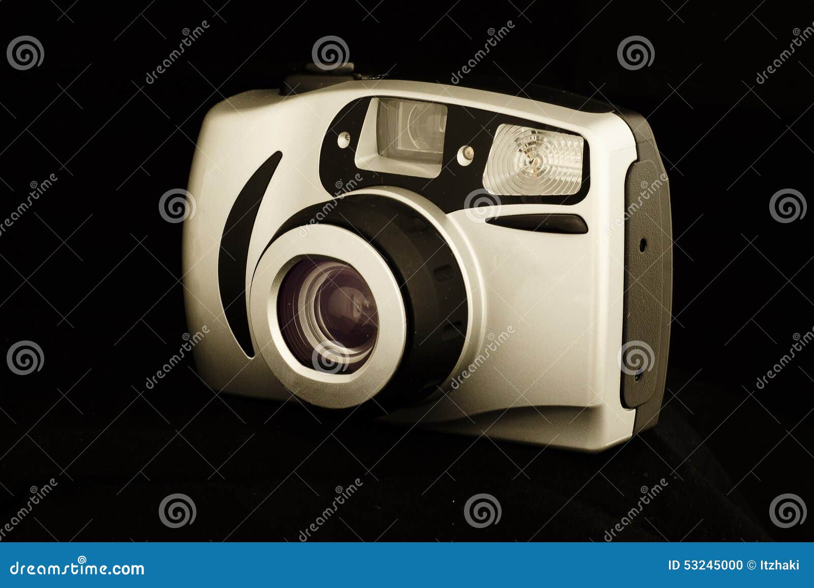 Compact film camera stock photo. Image of fashion, shutter 53245000