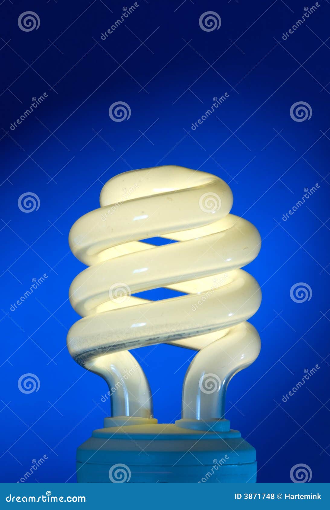 Compact Fluorescent Household Lamp Stock Photo Image of vacuum