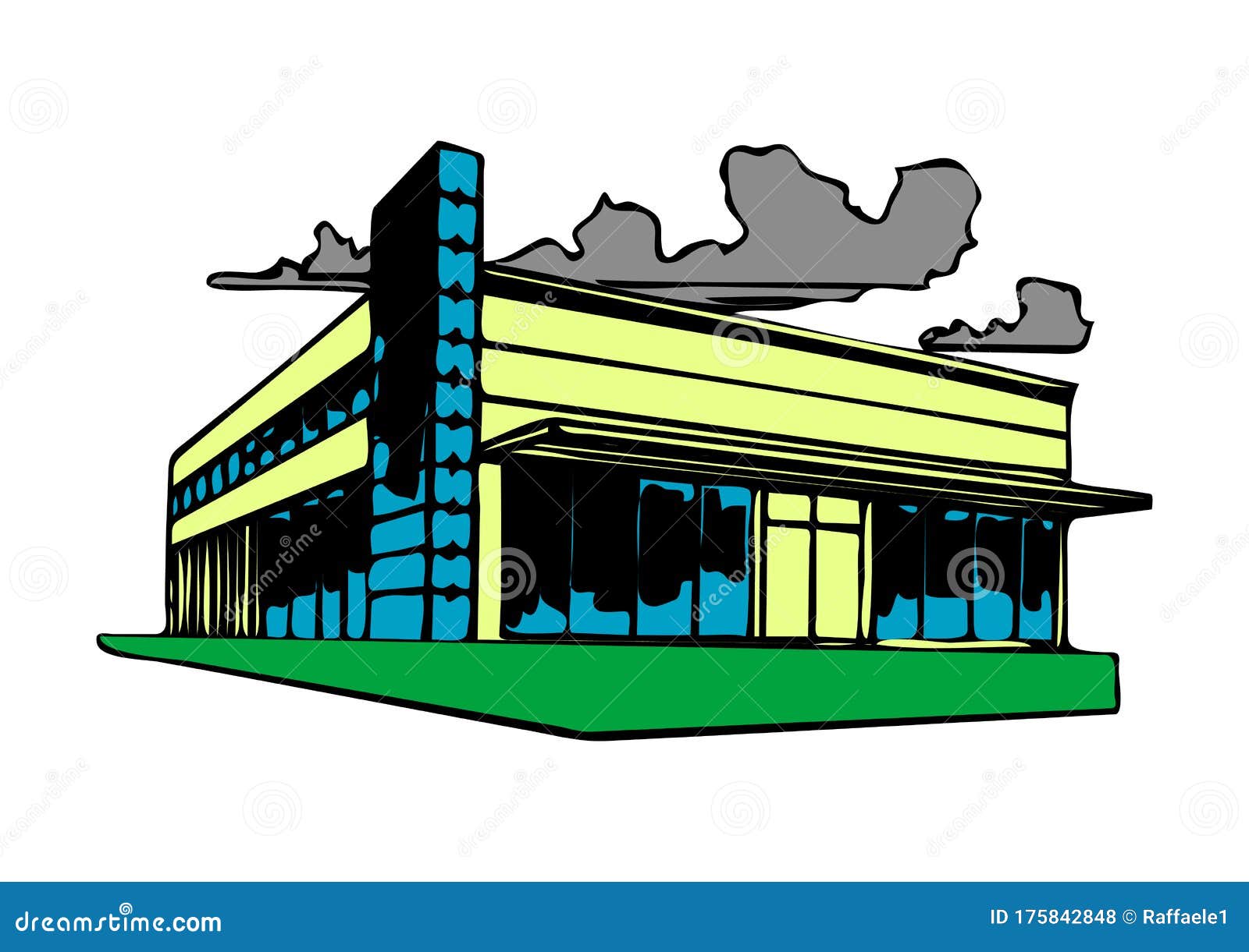 Office building drawing vectors free download 104,600 editable .ai .eps  .svg .cdr files
