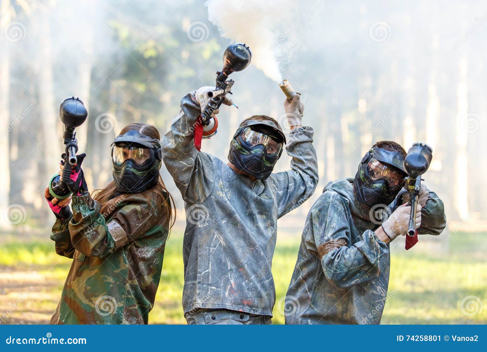 smoke grenade paintball