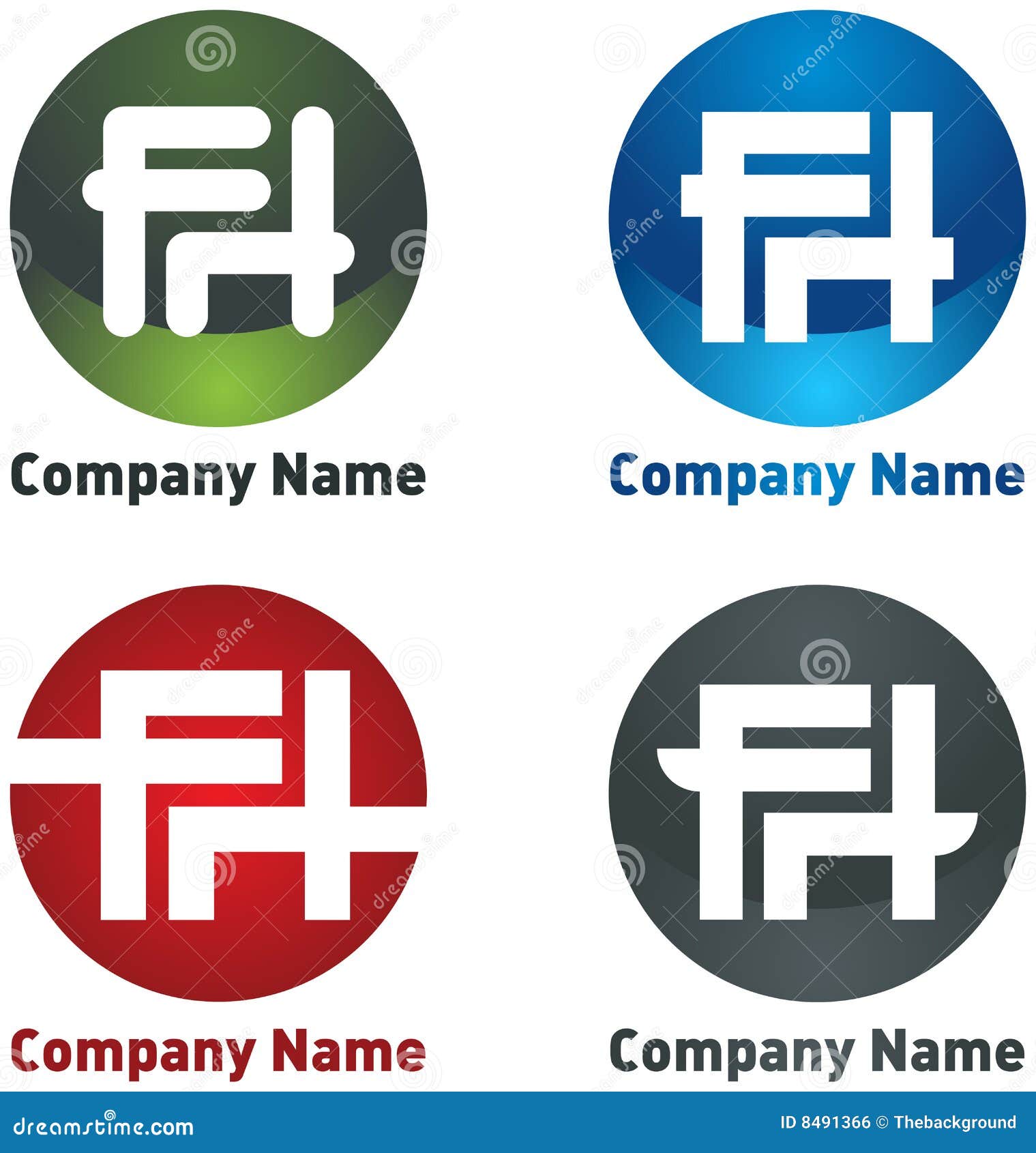 H F HF FH Letter Monogram Initial Logo Design Template. Suitable for  General Sports Fitness Construction Finance Company Business Corporate Shop  Apparel in Simple Modern Style Logo Design. Stock Vector