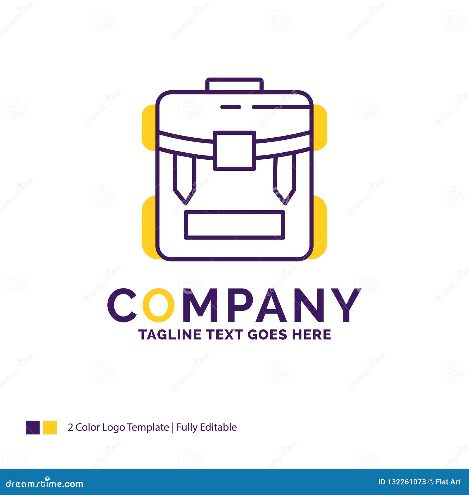 Premium Vector | Bag logo for business company. simple bag logotype idea  design. corporate identity concept. creative bag icon from accessories  collection.