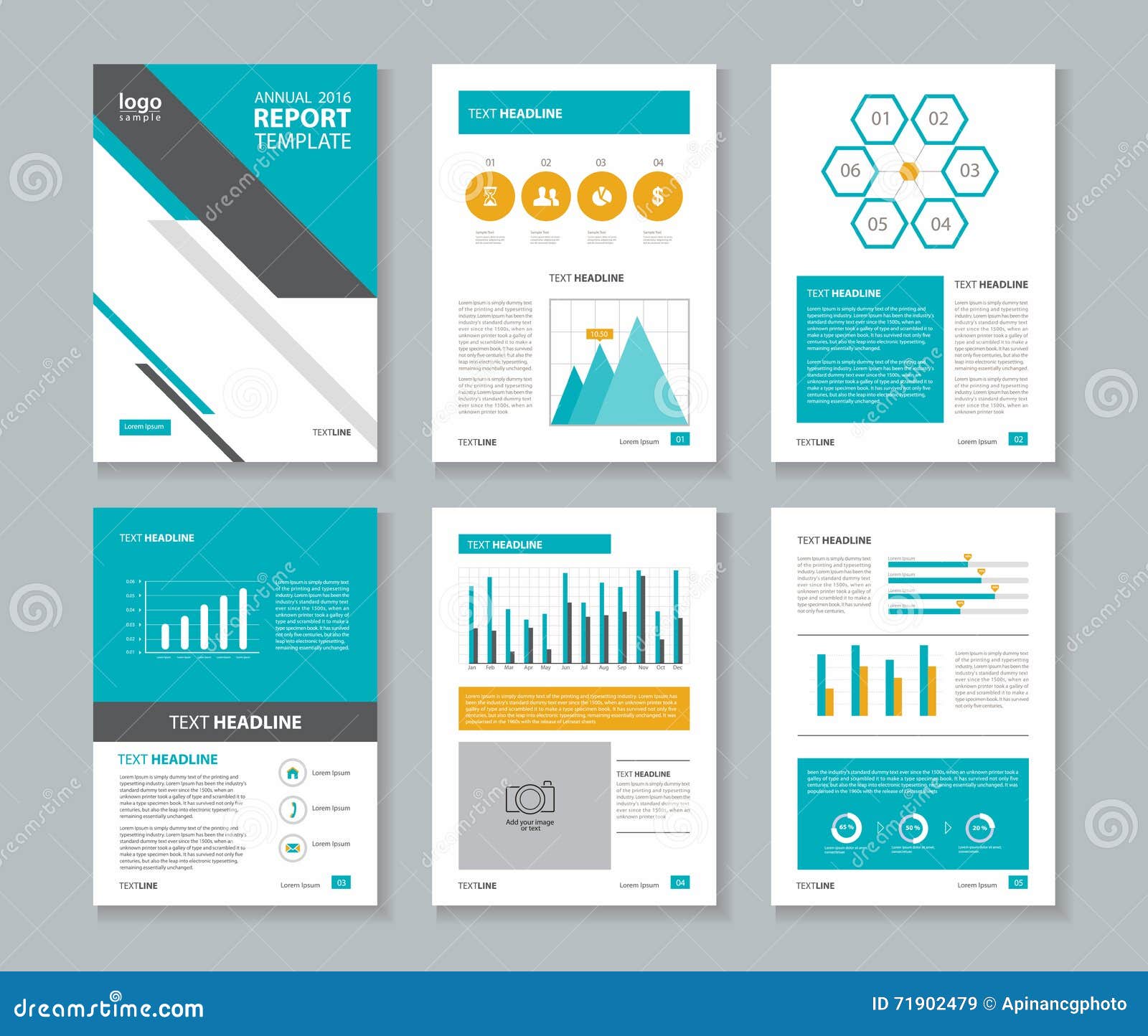 Company Profile ,annual Report , Brochure , Flyer, Layout Template In Word Annual Report Template