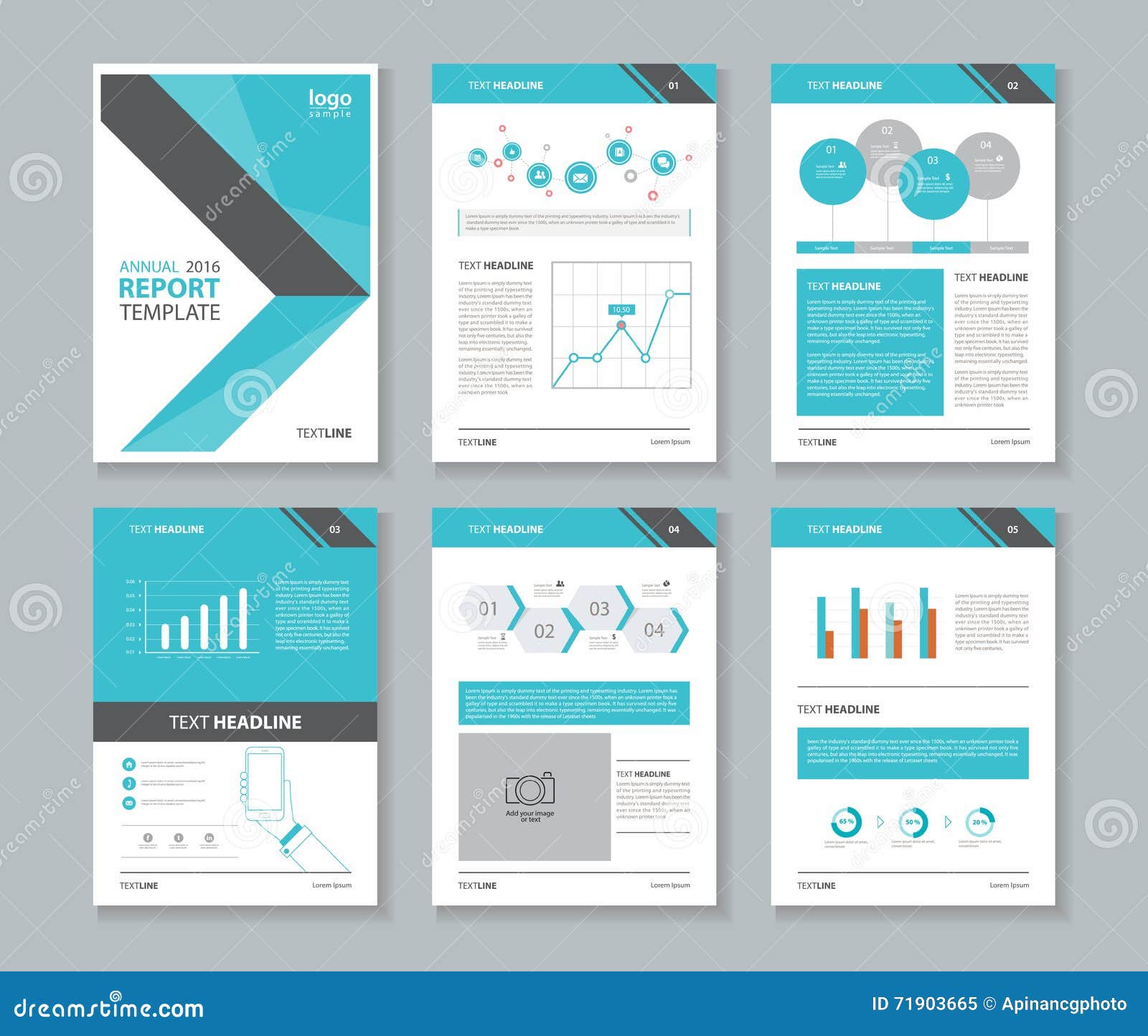 company profile annual report brochure flyer layout corporate report template