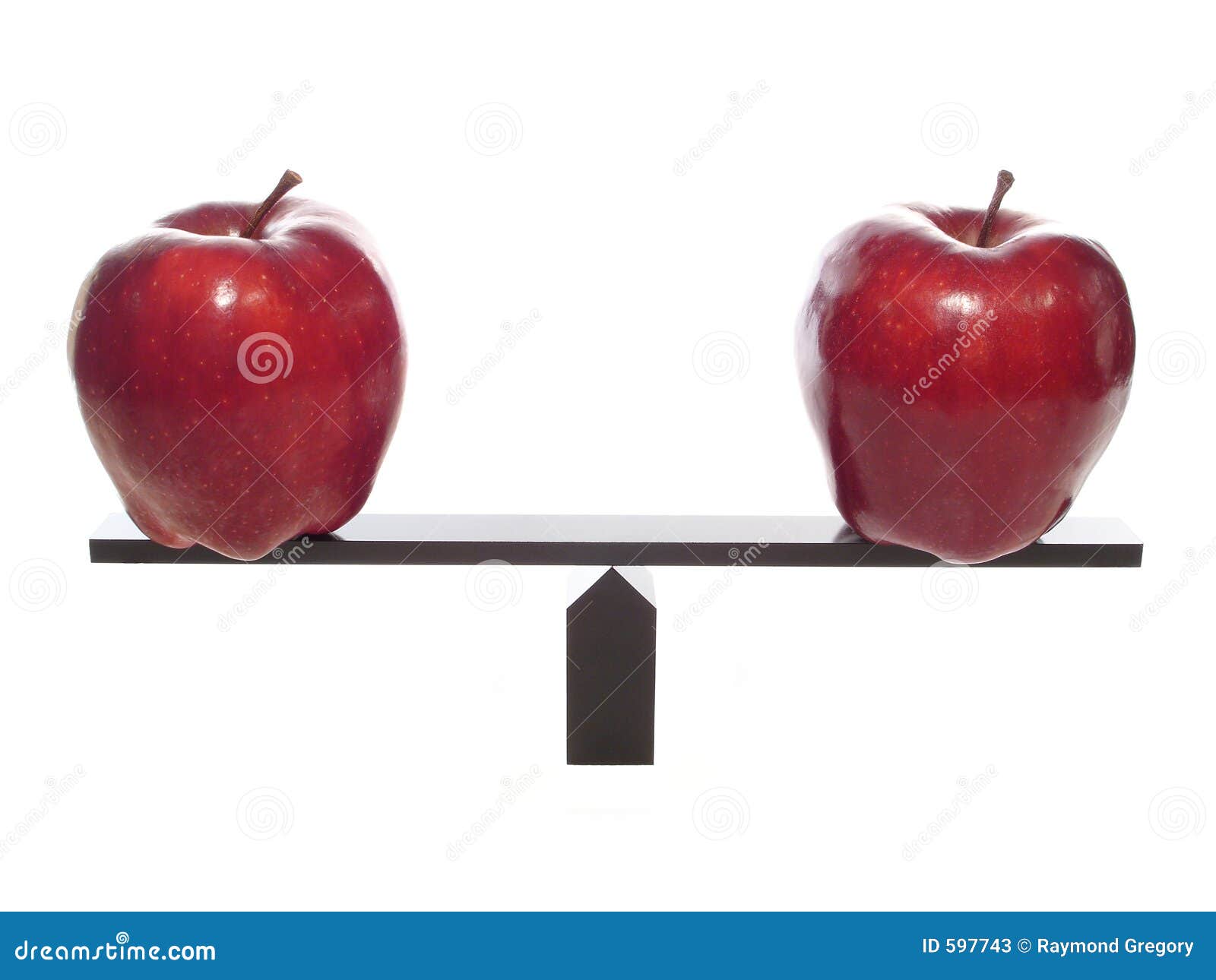 Comparing Apples To Apples Metaphor Stock Image Image Of Background Alike