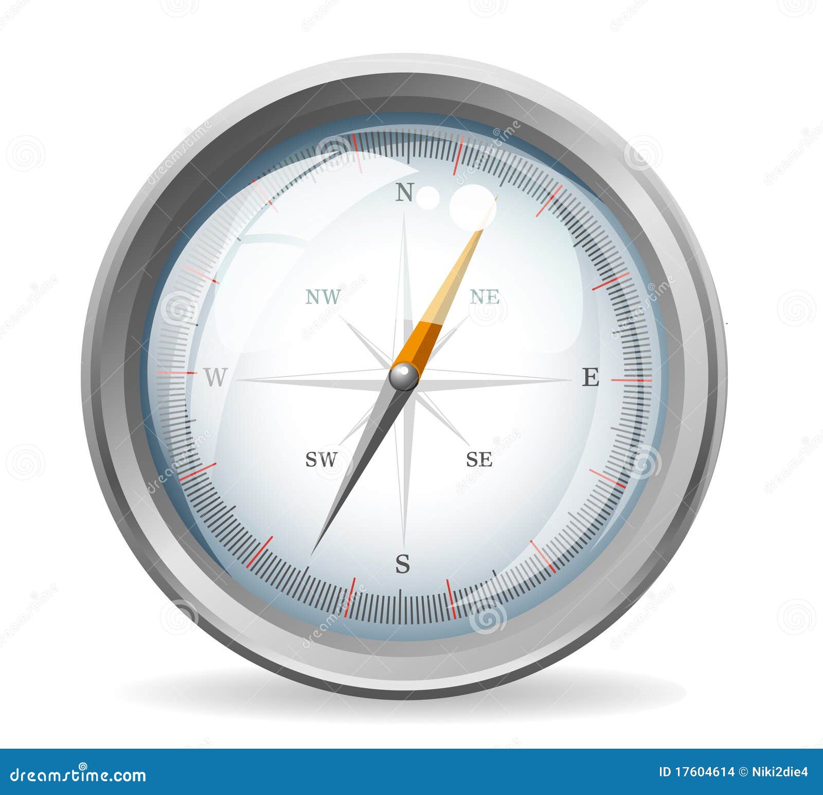 Compas stock illustration. Illustration of cruise, course - 17604614